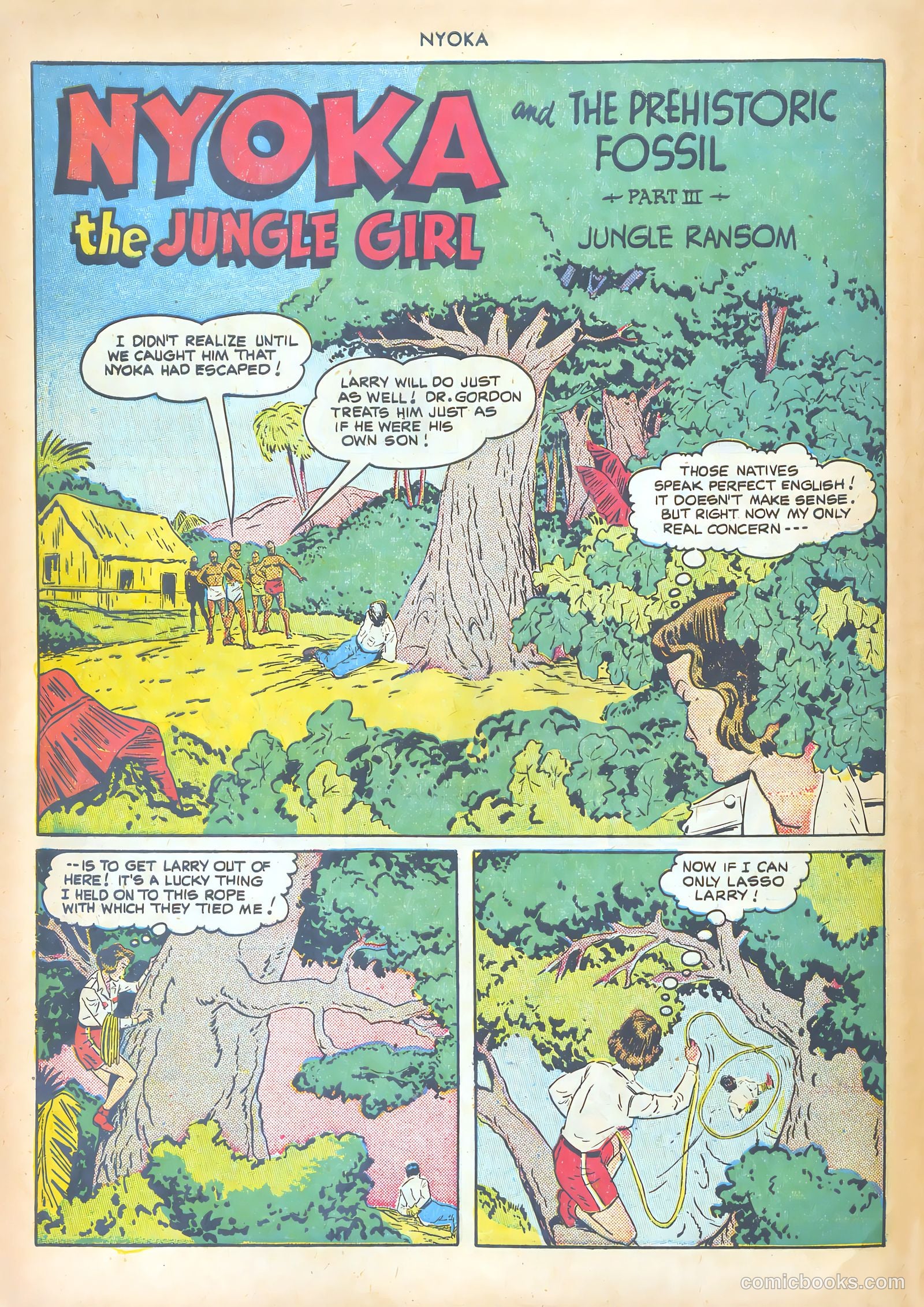 Nyoka the Jungle Girl #47 (1950) — page 25 of 62
