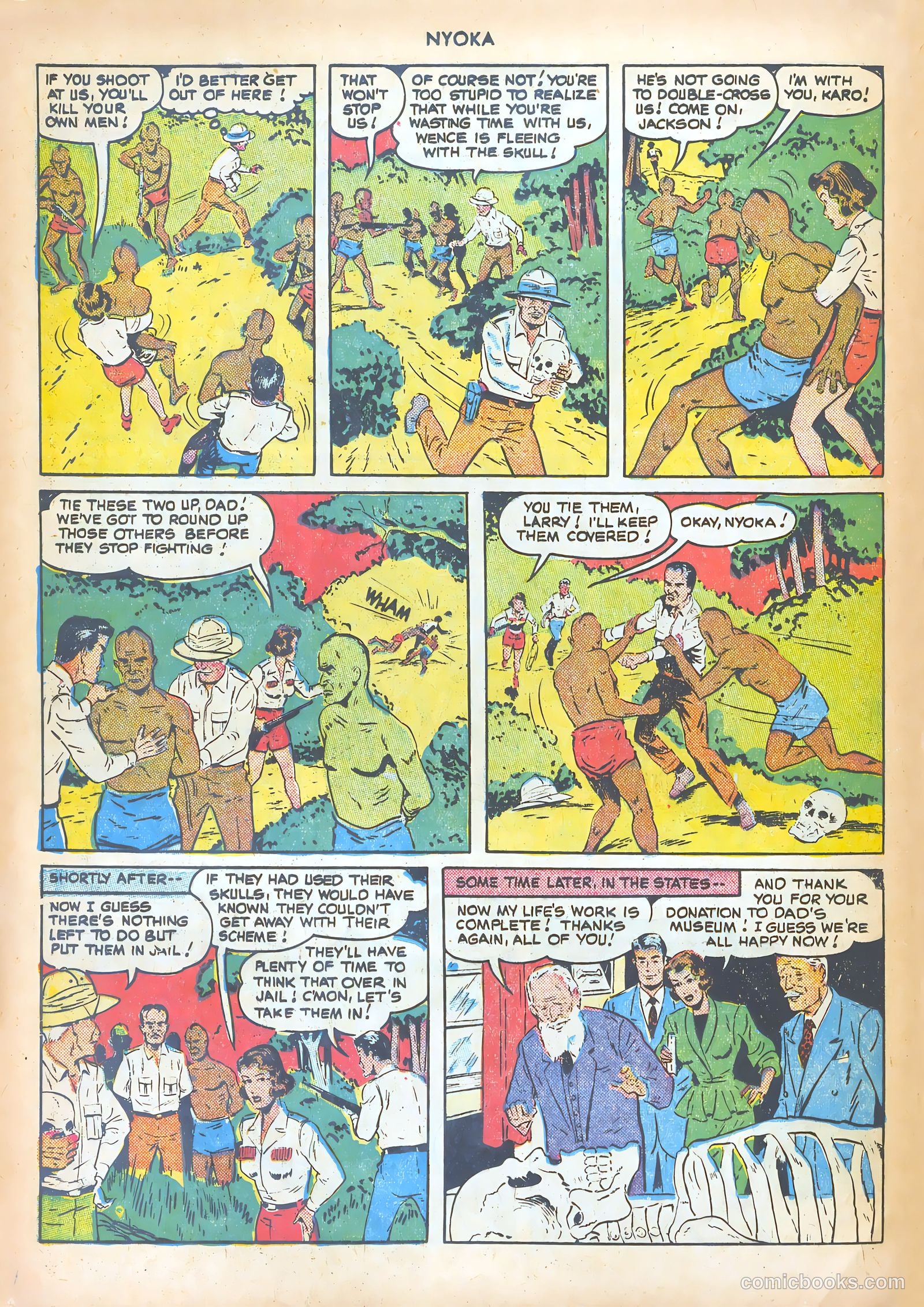 Nyoka the Jungle Girl #47 (1950) — page 32 of 62