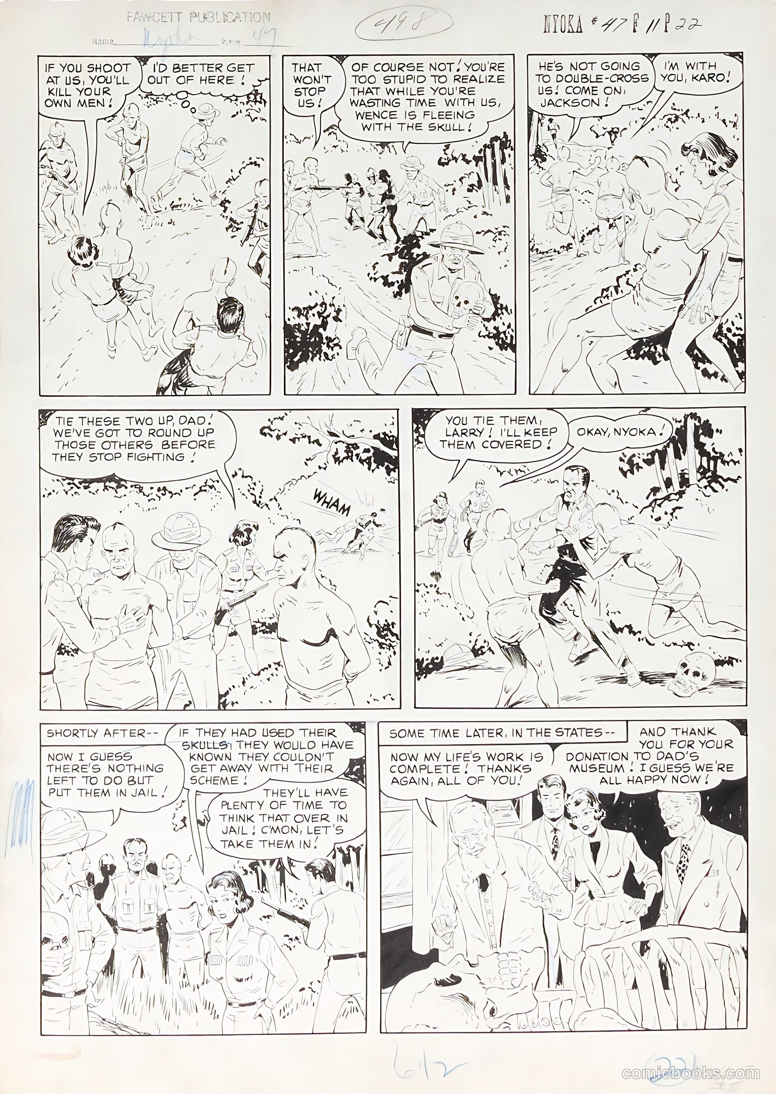 Nyoka the Jungle Girl #47 (1950) — page 33 of 62