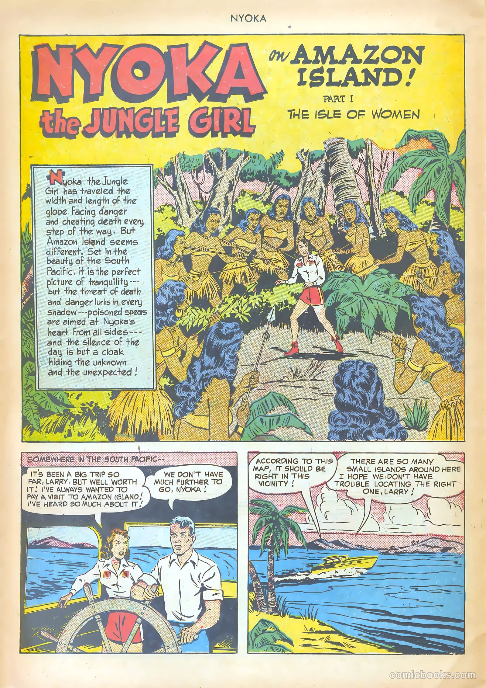 Nyoka the Jungle Girl #47 (1950) — page 35 of 62