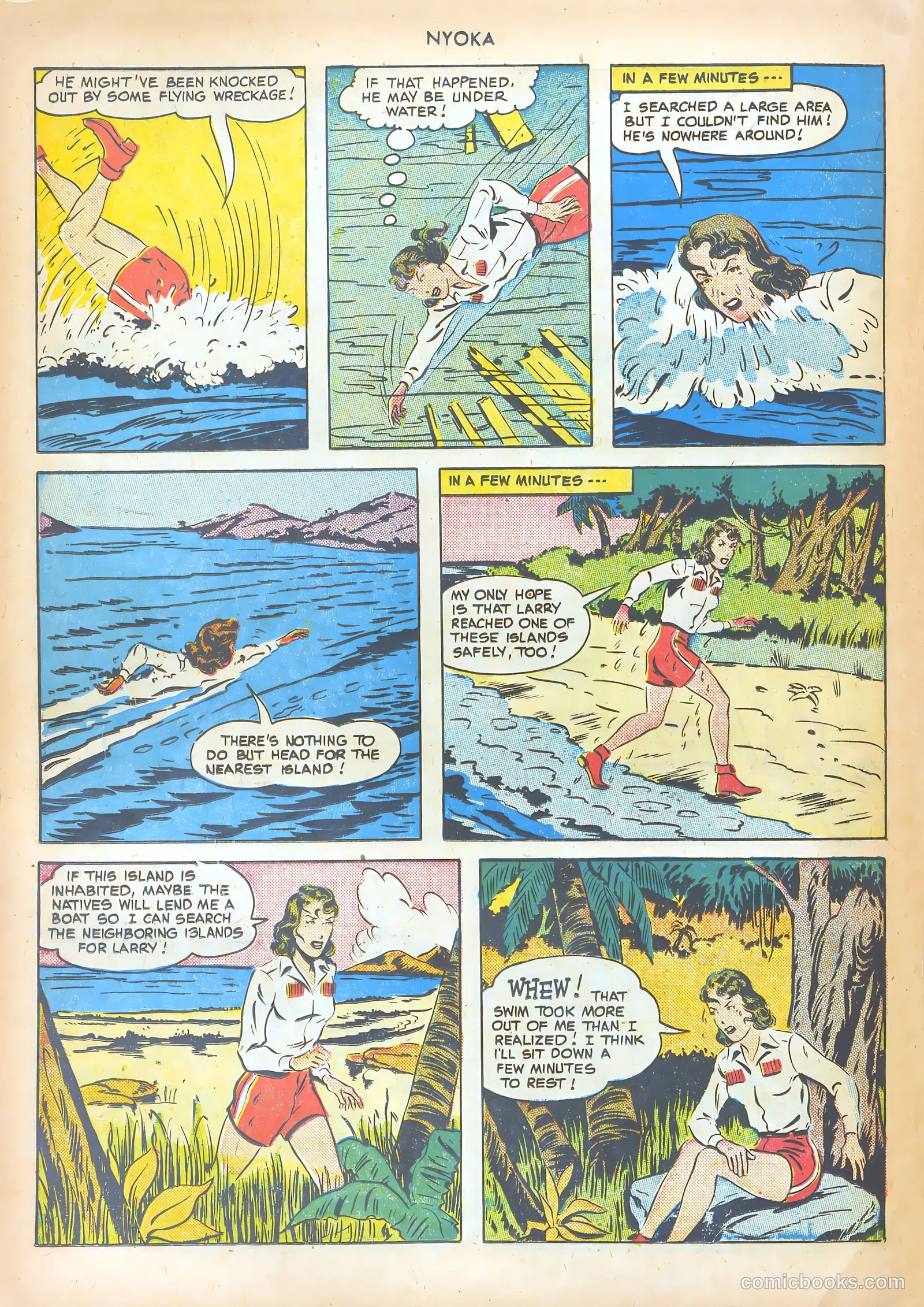 Nyoka the Jungle Girl #47 (1950) — page 37 of 62