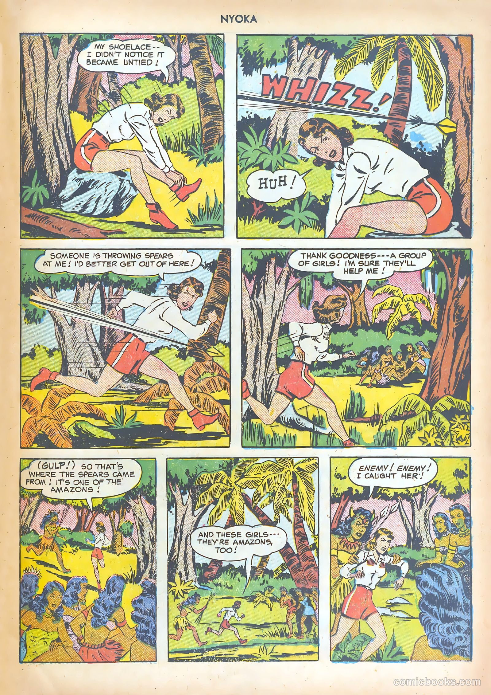 Nyoka the Jungle Girl #47 (1950) — page 38 of 62