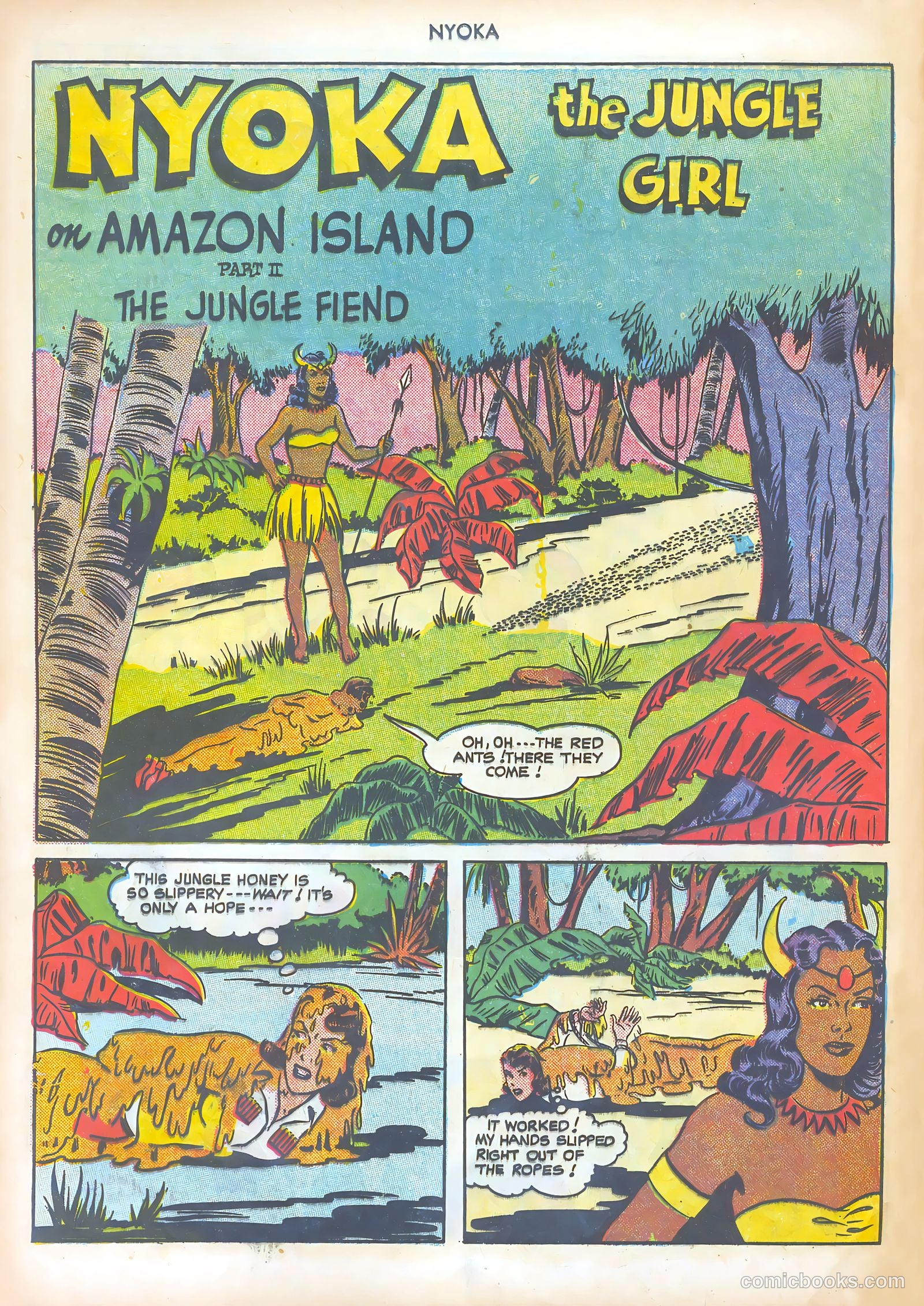 Nyoka the Jungle Girl #47 (1950) — page 46 of 62