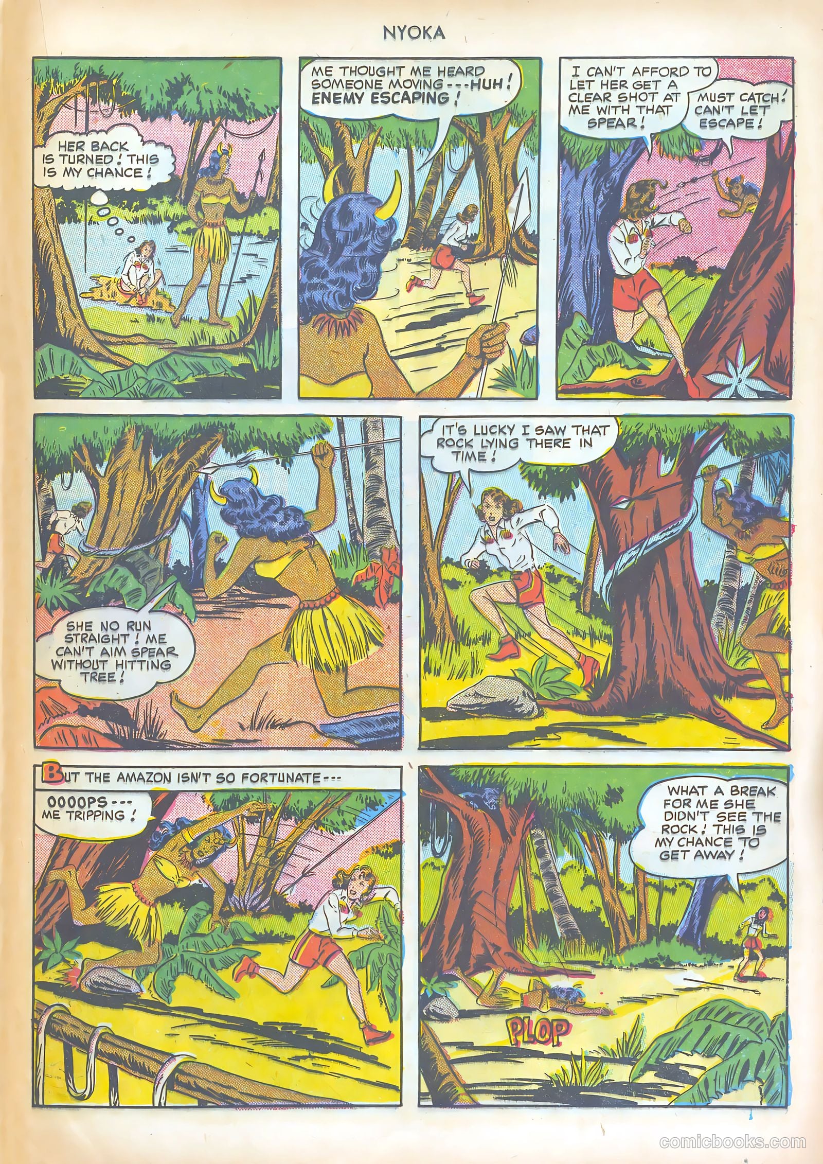 Nyoka the Jungle Girl #47 (1950) — page 47 of 62