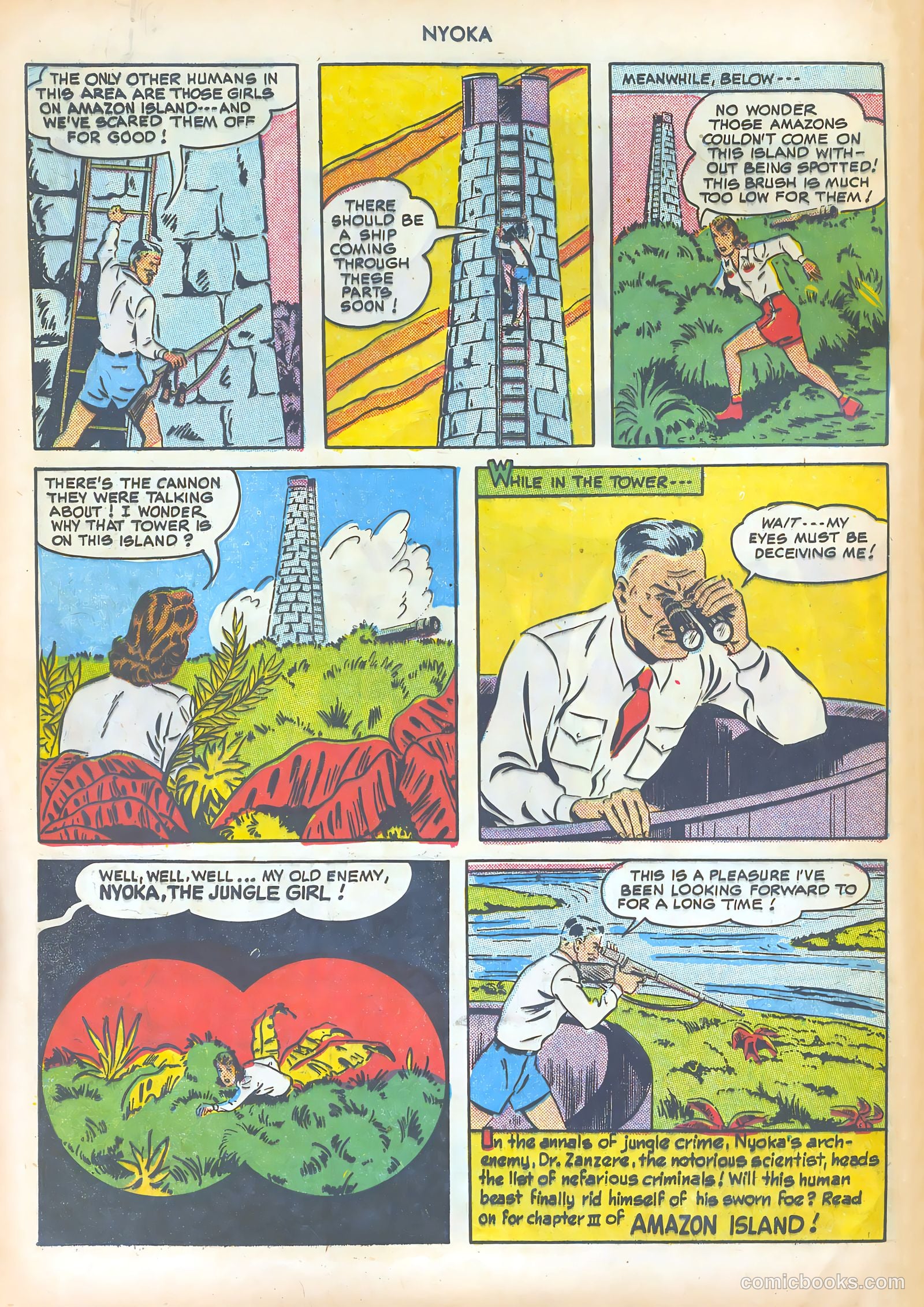 Nyoka the Jungle Girl #47 (1950) — page 50 of 62
