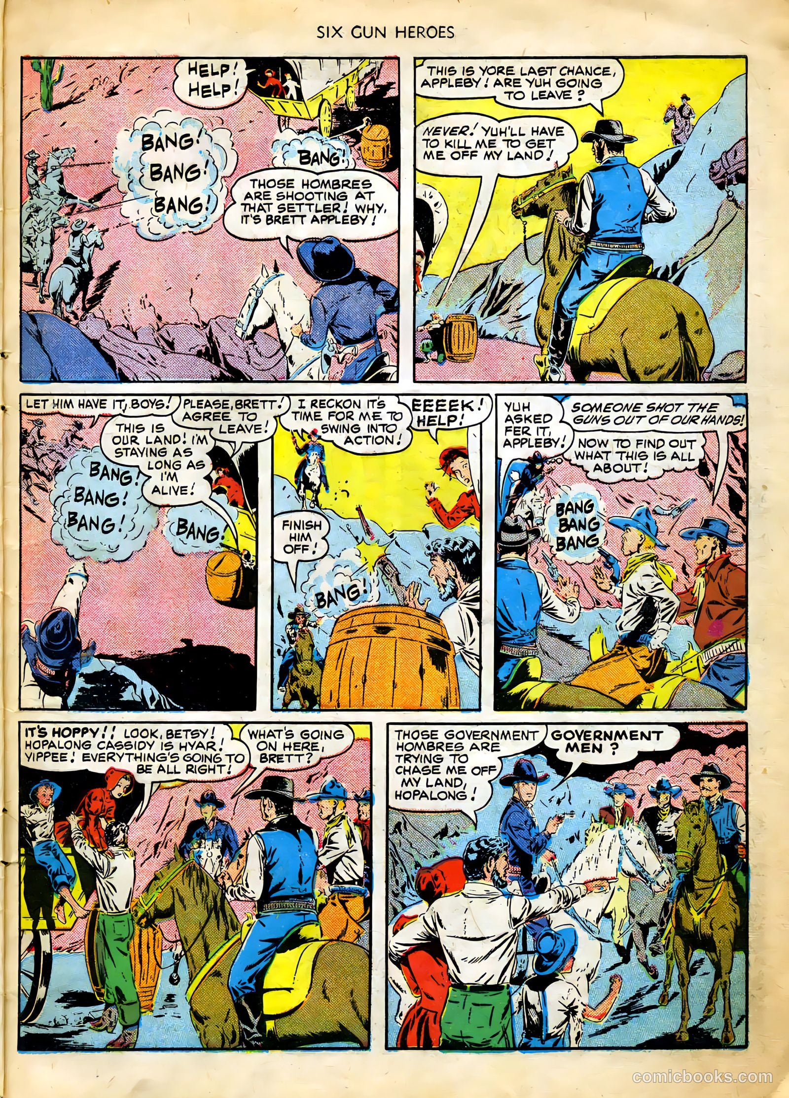 Six-Gun Heroes #3 (1950) — page 6 of 33