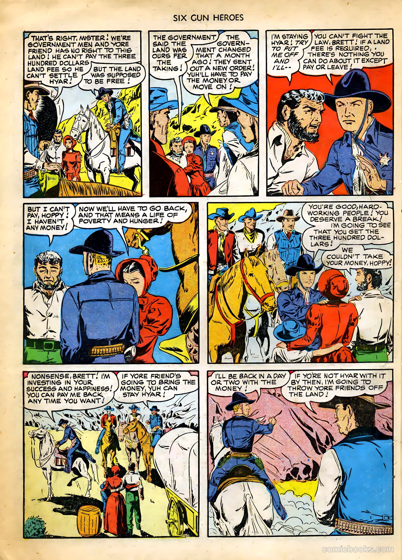 Six-Gun Heroes #3 (1950) — page 7 of 33