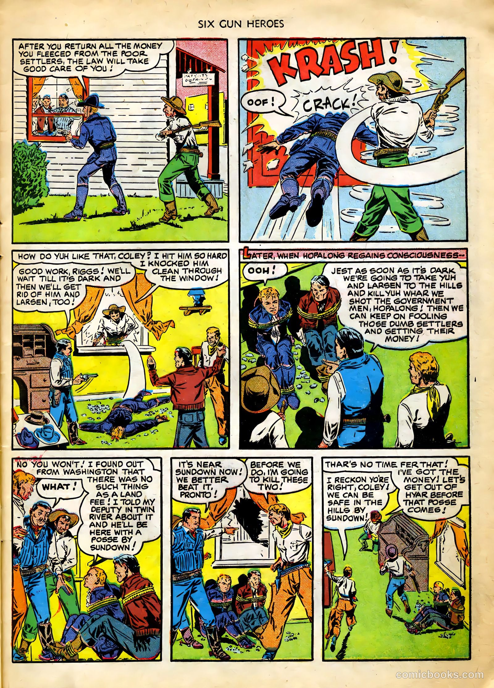 Six-Gun Heroes #3 (1950) — page 10 of 33