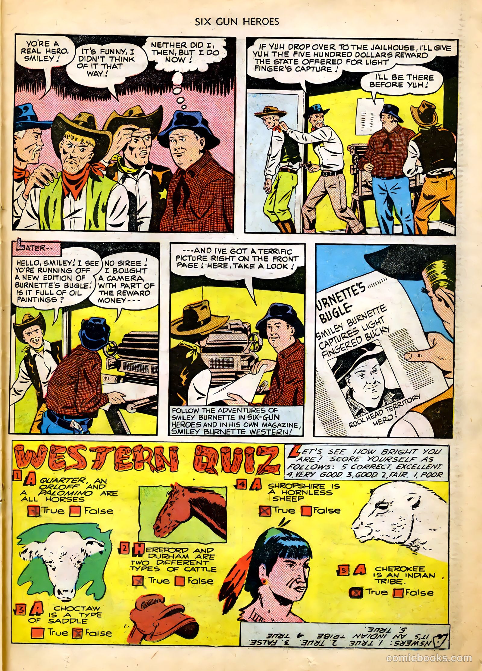 Six-Gun Heroes #3 (1950) — page 20 of 33