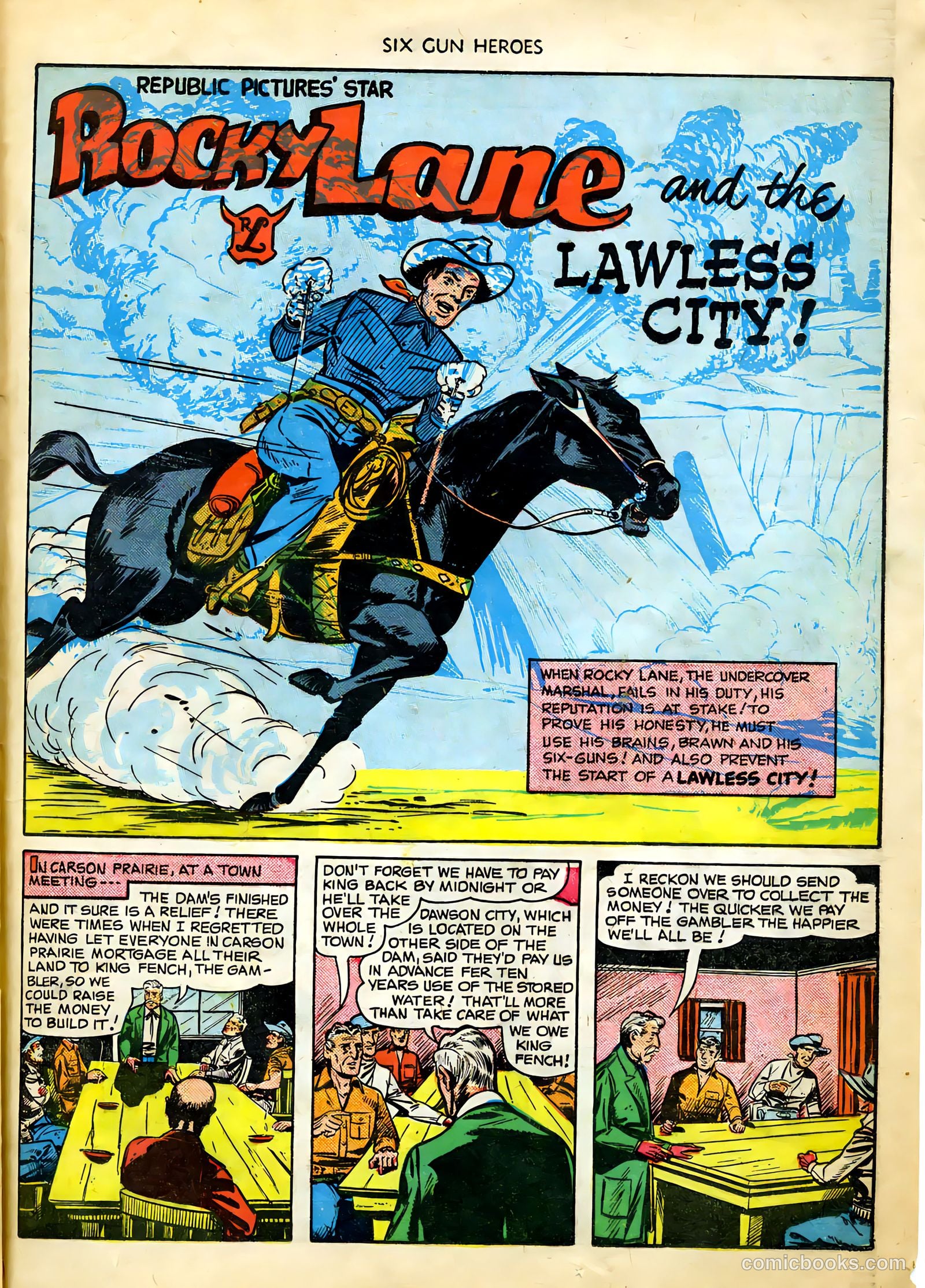 Six-Gun Heroes #3 (1950) — page 22 of 33