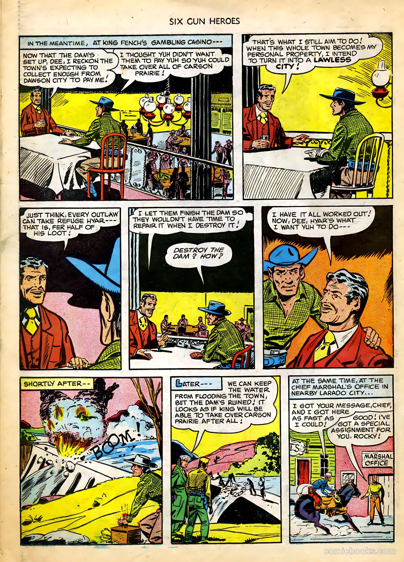 Six-Gun Heroes #3 (1950) — page 23 of 33
