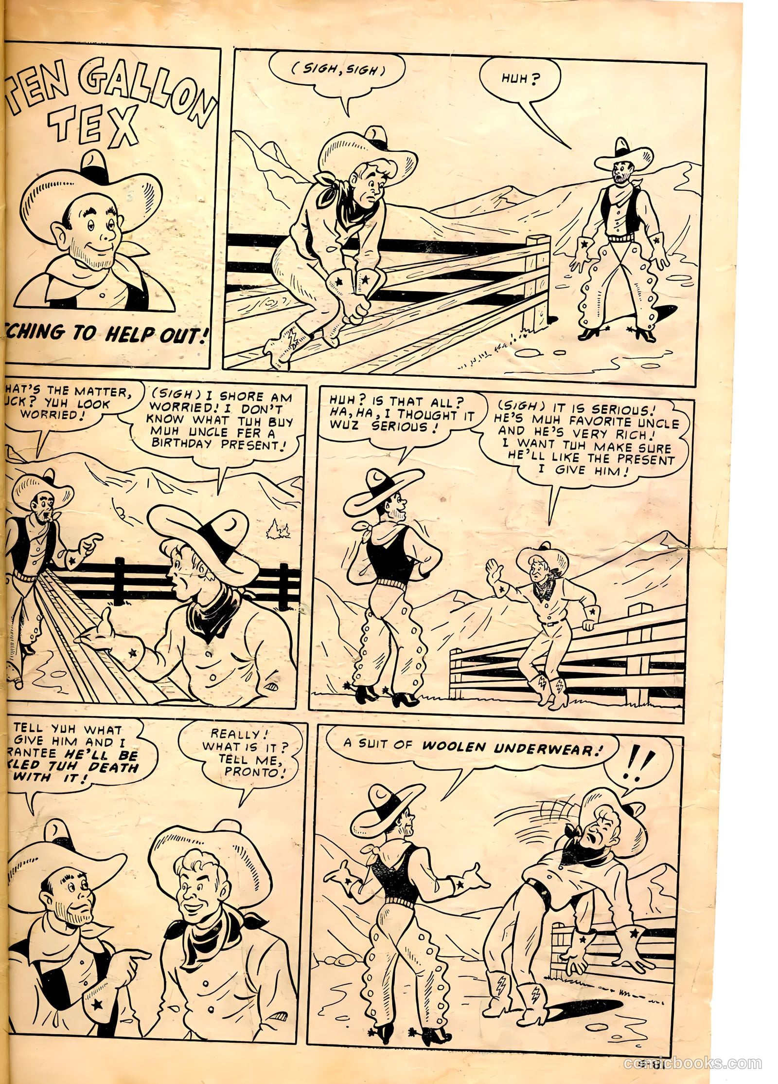 Six-Gun Heroes #3 (1950) — page 32 of 33