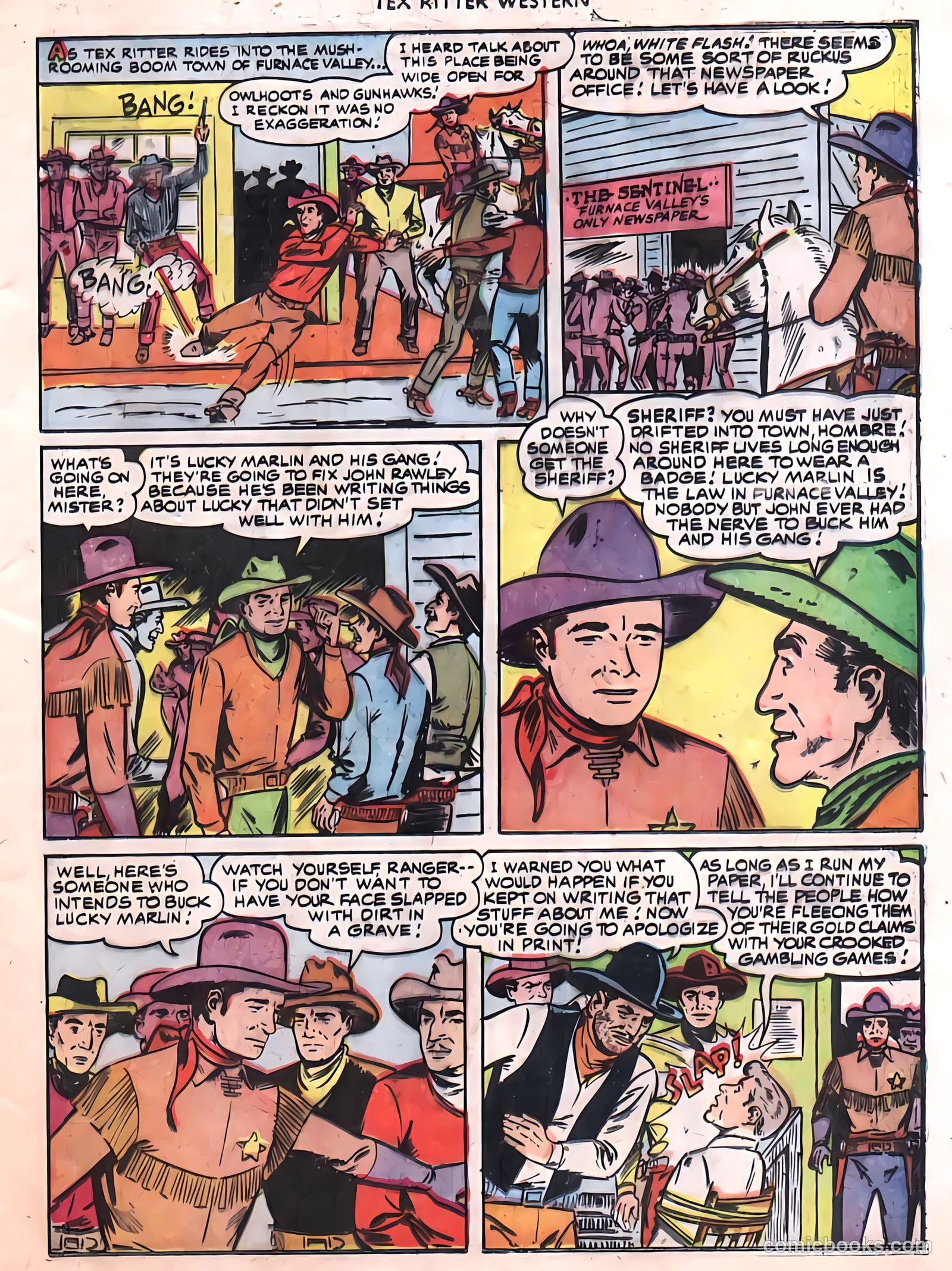 Tex Ritter Western #8 (1951) — page 2 of 31