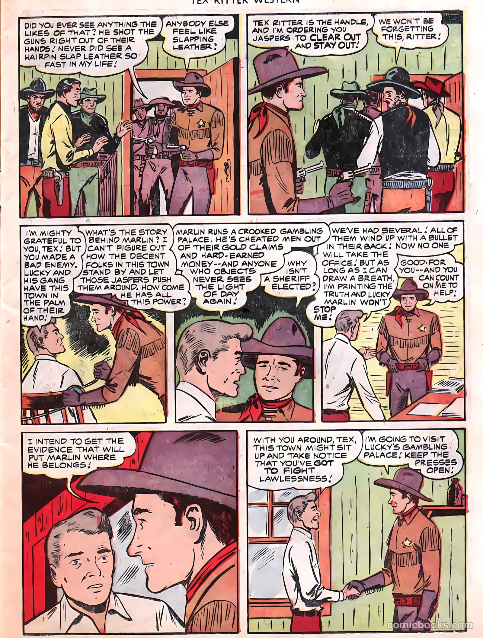 Tex Ritter Western #8 (1951) — page 4 of 31