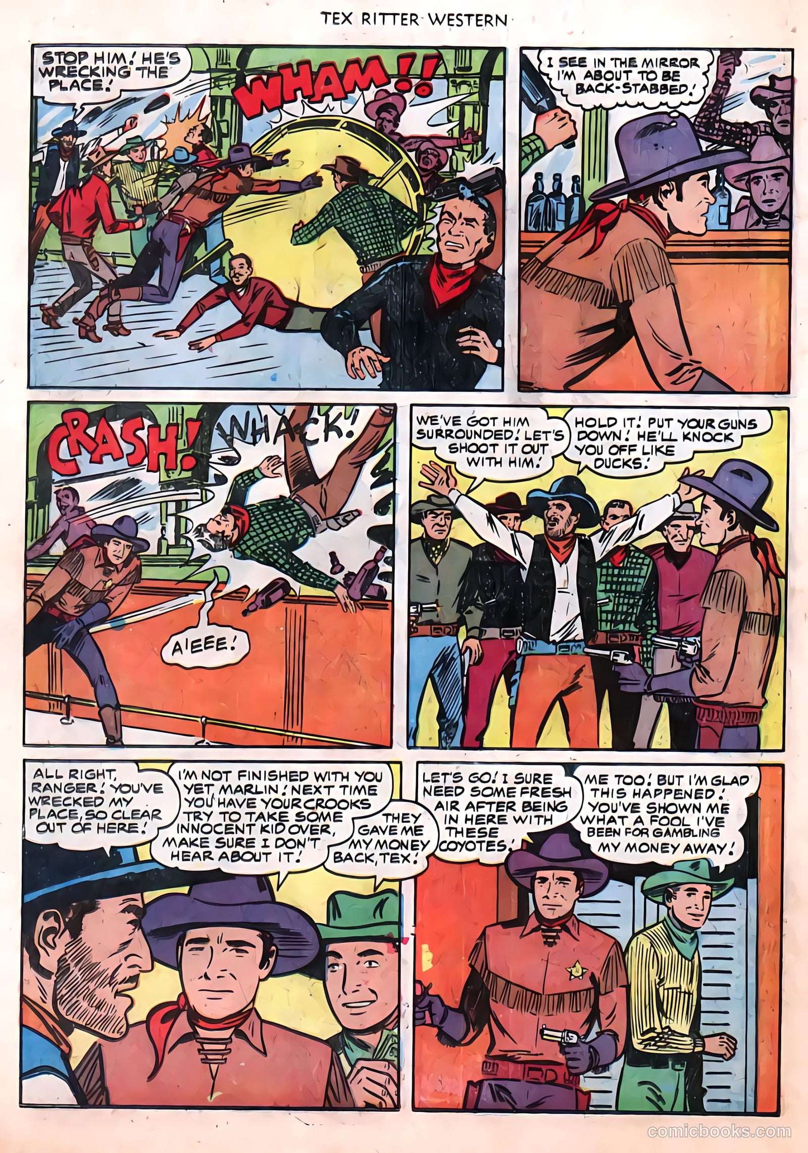 Tex Ritter Western #8 (1951) — page 7 of 31