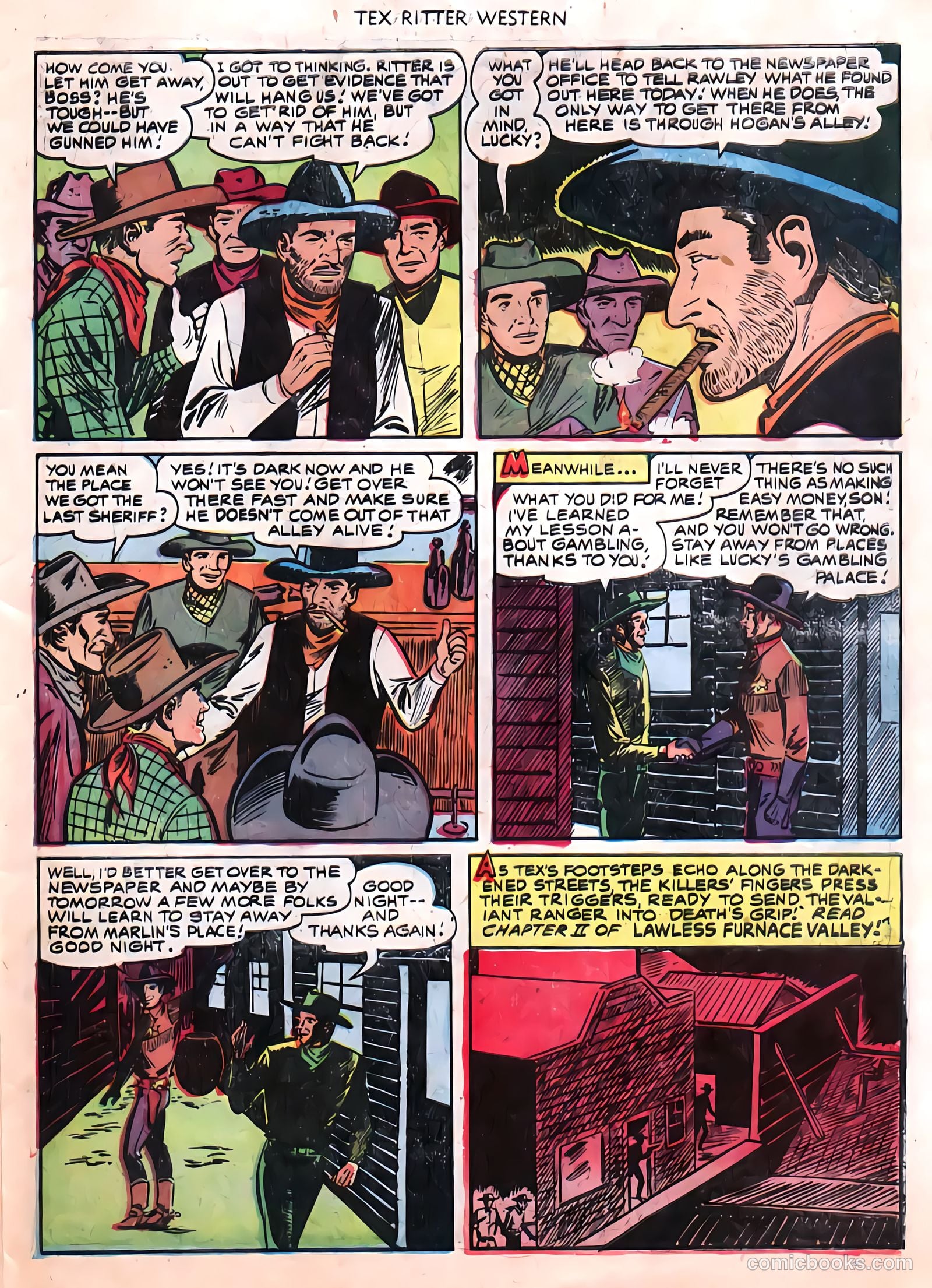 Tex Ritter Western #8 (1951) — page 8 of 31