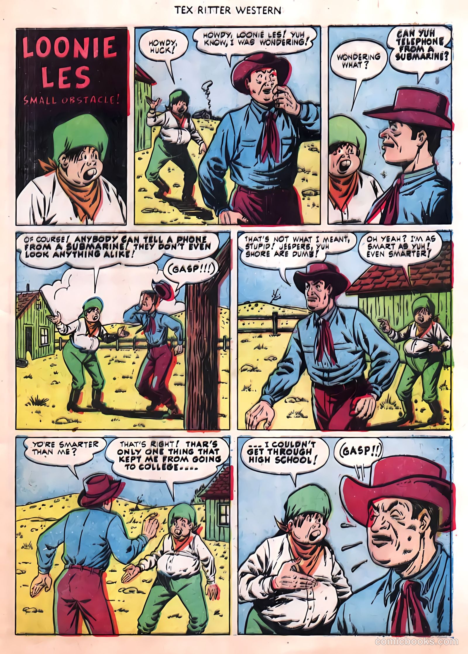 Tex Ritter Western #8 (1951) — page 10 of 31