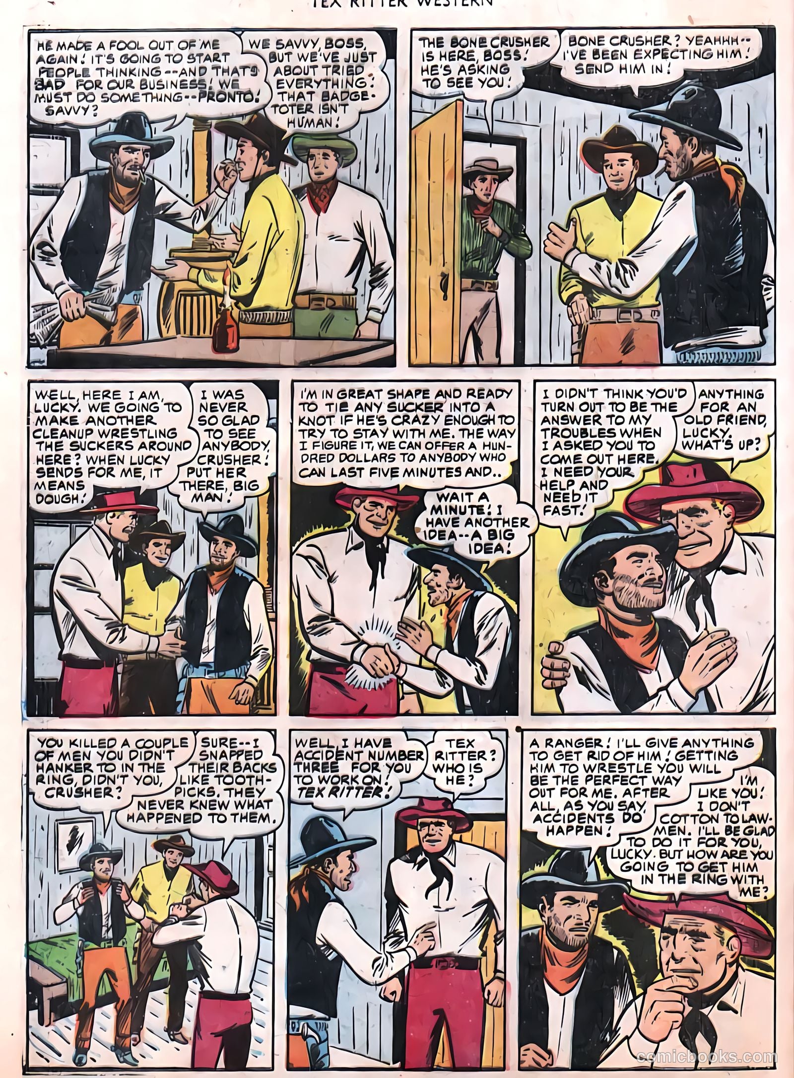 Tex Ritter Western #8 (1951) — page 13 of 31
