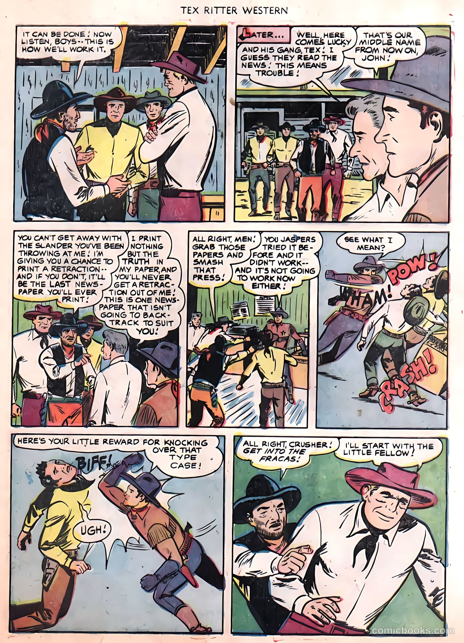 Tex Ritter Western #8 (1951) — page 14 of 31