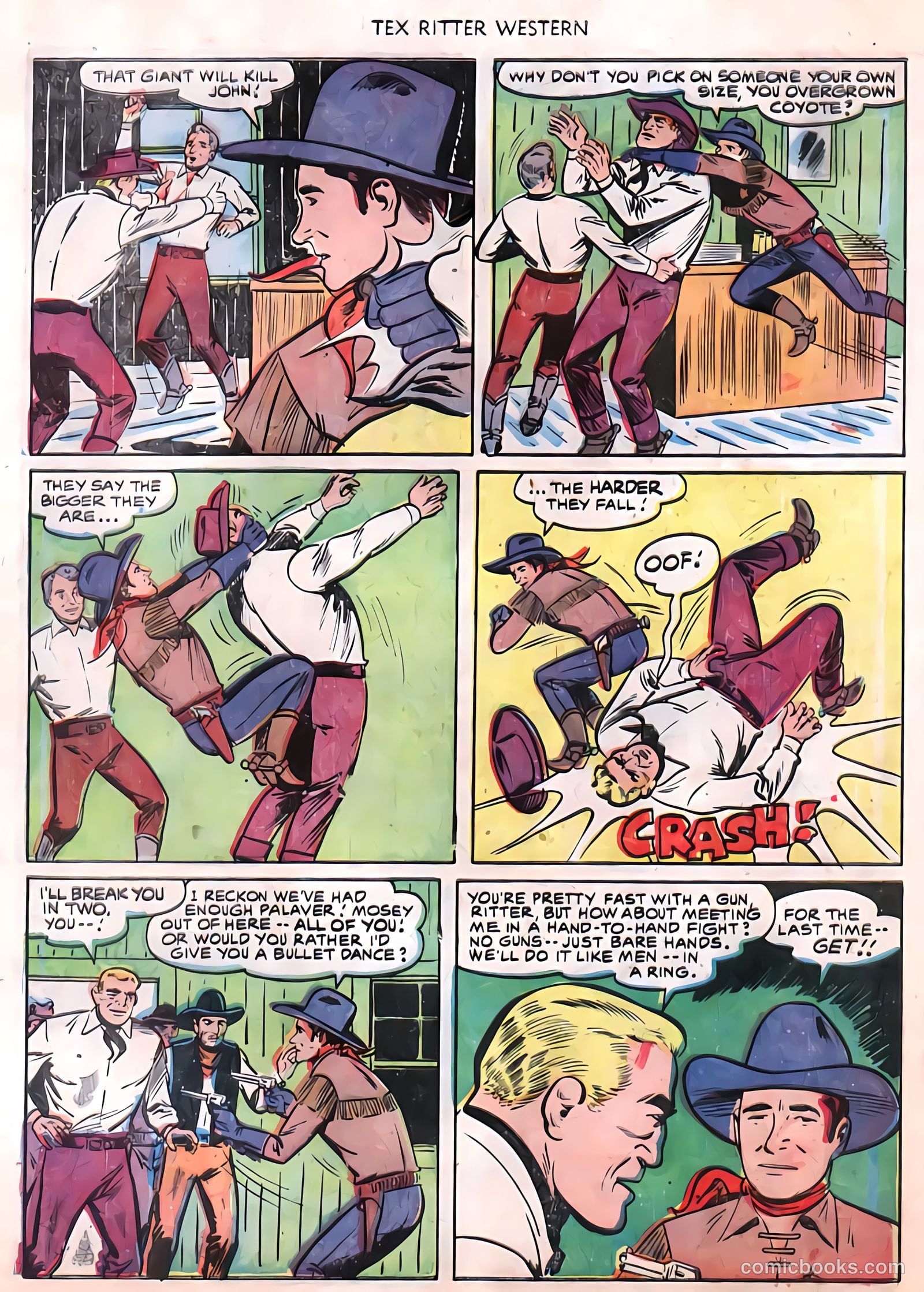 Tex Ritter Western #8 (1951) — page 15 of 31