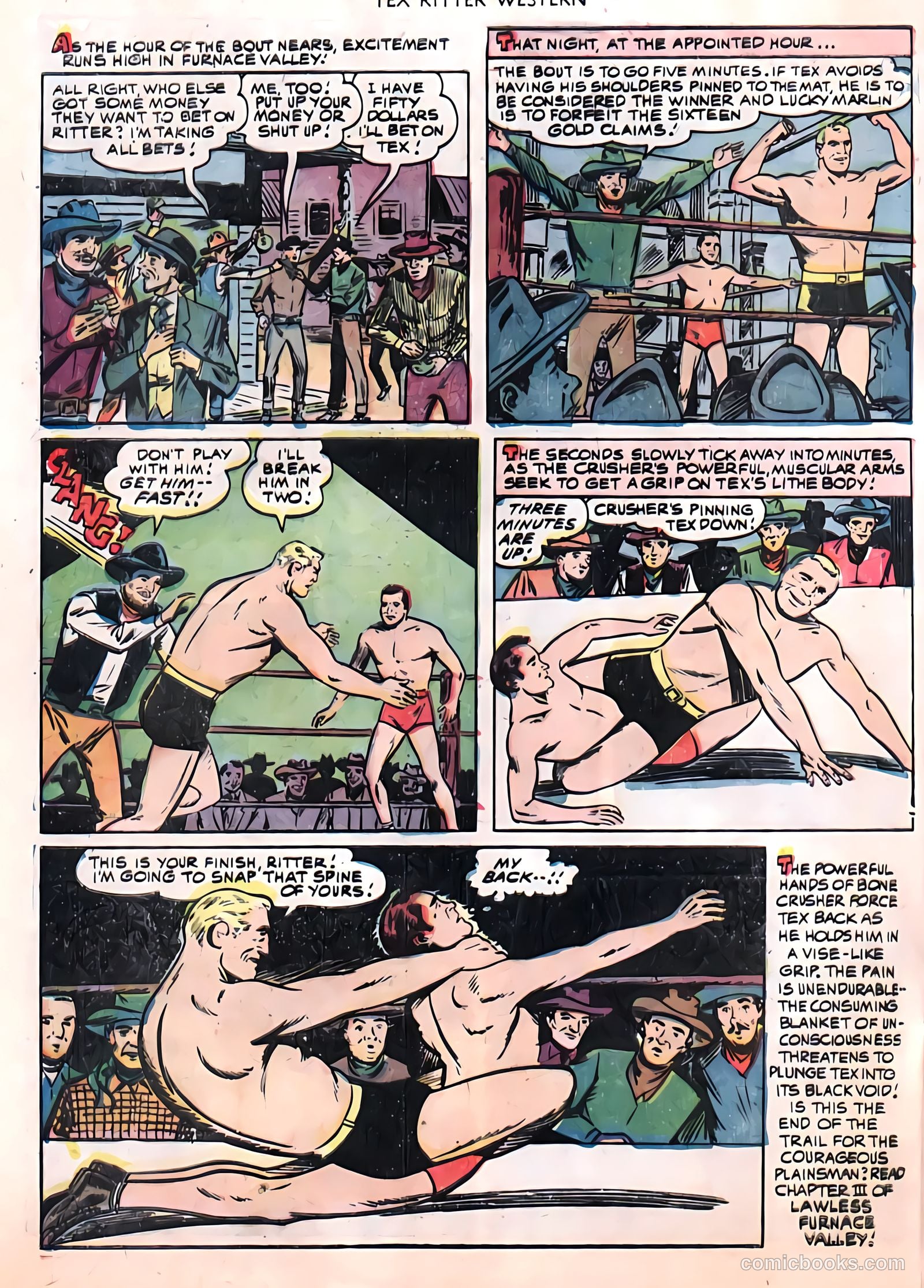 Tex Ritter Western #8 (1951) — page 17 of 31