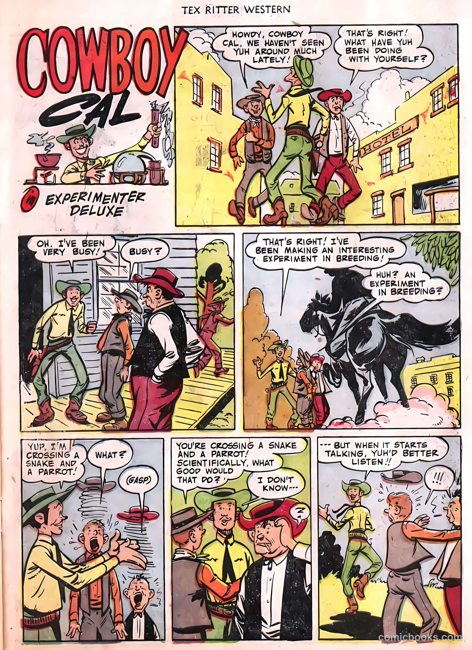 Tex Ritter Western #8 (1951) — page 20 of 31