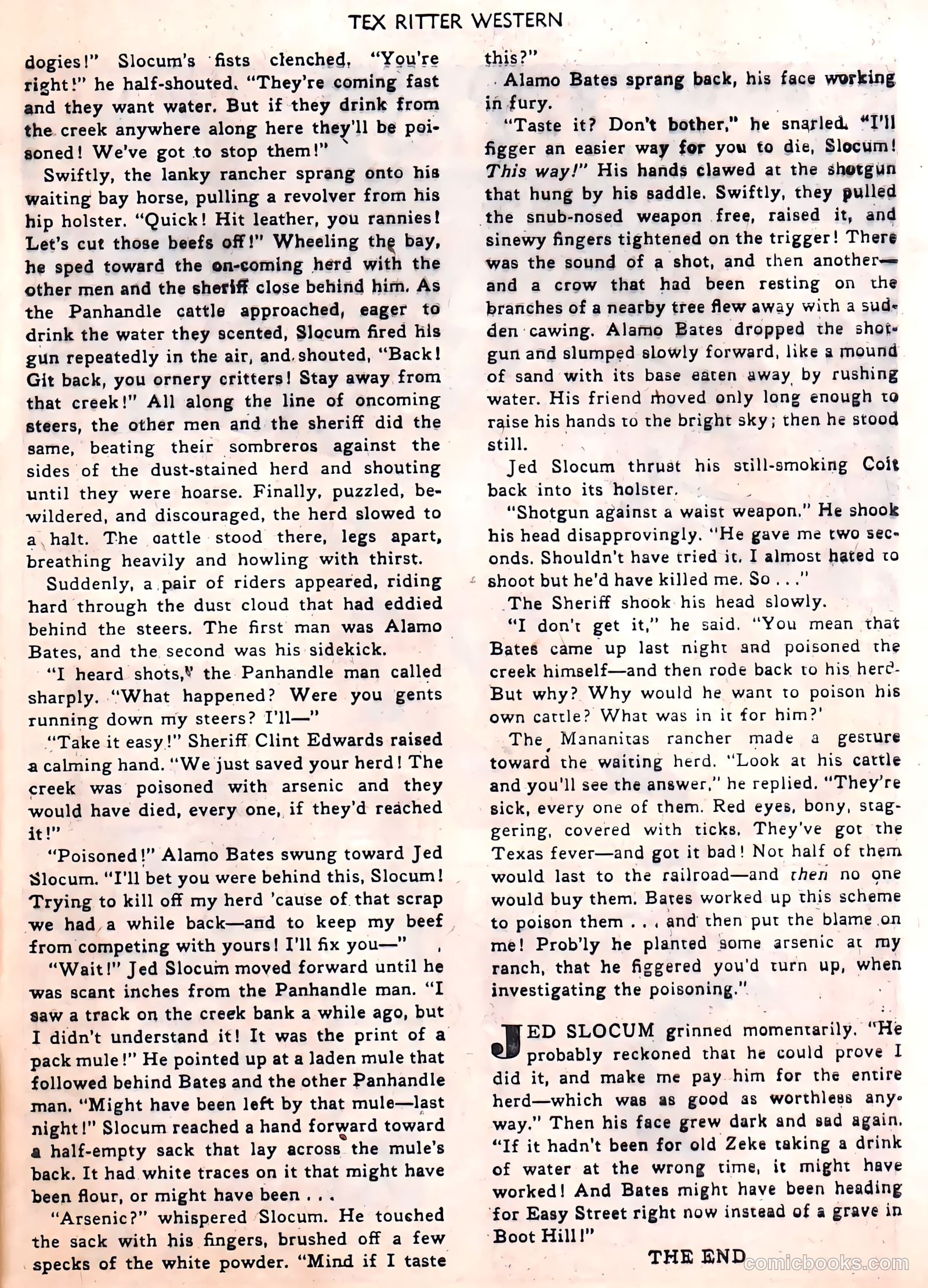 Tex Ritter Western #8 (1951) — page 22 of 31
