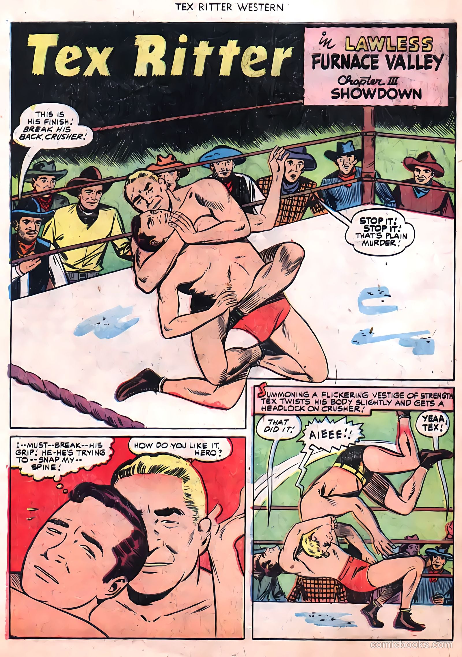 Tex Ritter Western #8 (1951) — page 23 of 31