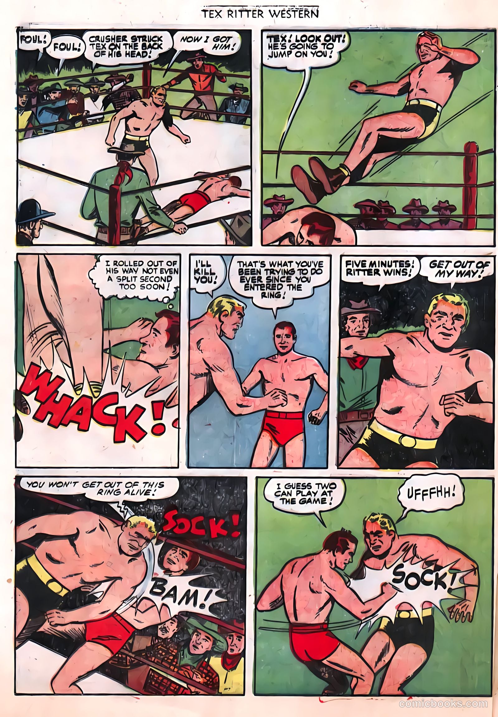Tex Ritter Western #8 (1951) — page 25 of 31