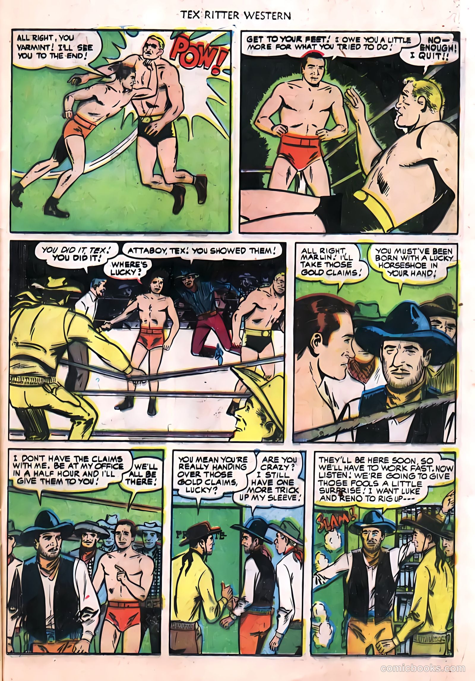 Tex Ritter Western #8 (1951) — page 26 of 31