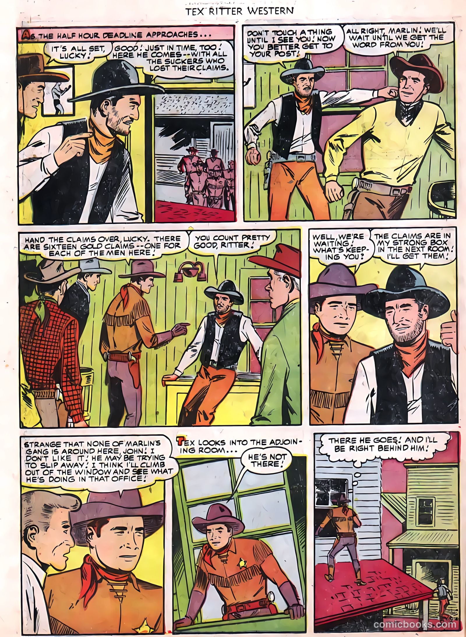 Tex Ritter Western #8 (1951) — page 27 of 31