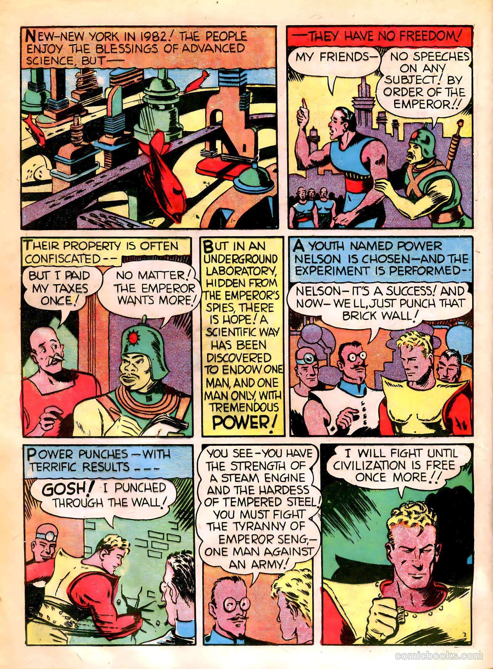 Prize Comics #1 (1940) — page 5 of 65