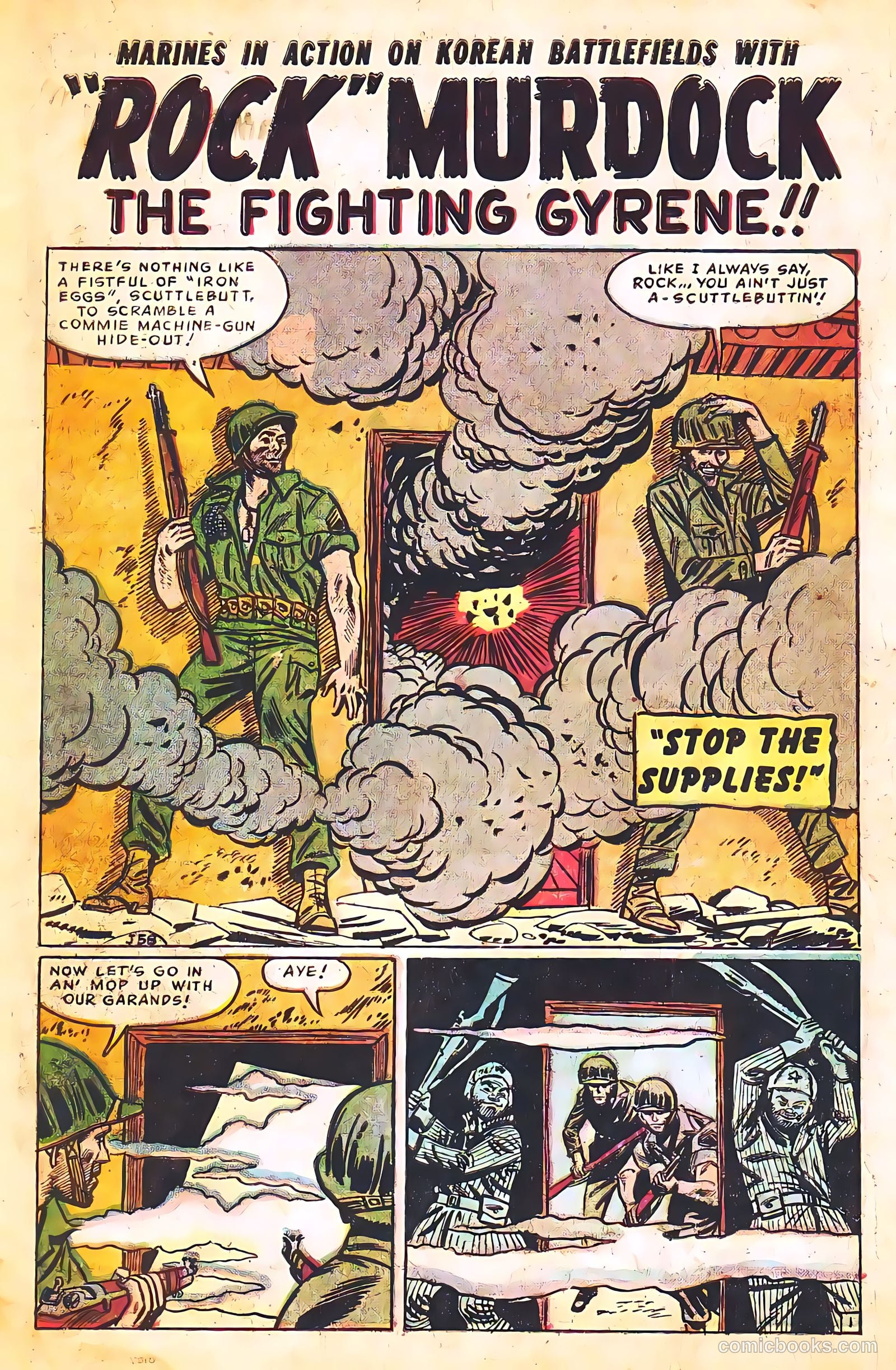 Marines in Action #2 (1956) — page 3 of 34
