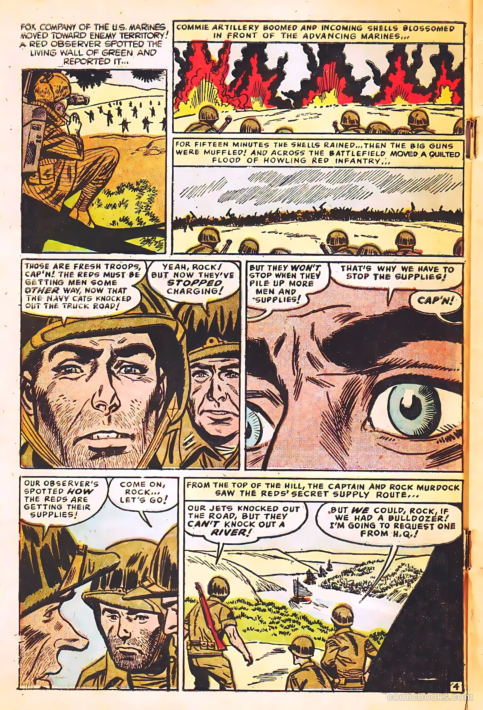 Marines in Action #2 (1956) — page 6 of 34