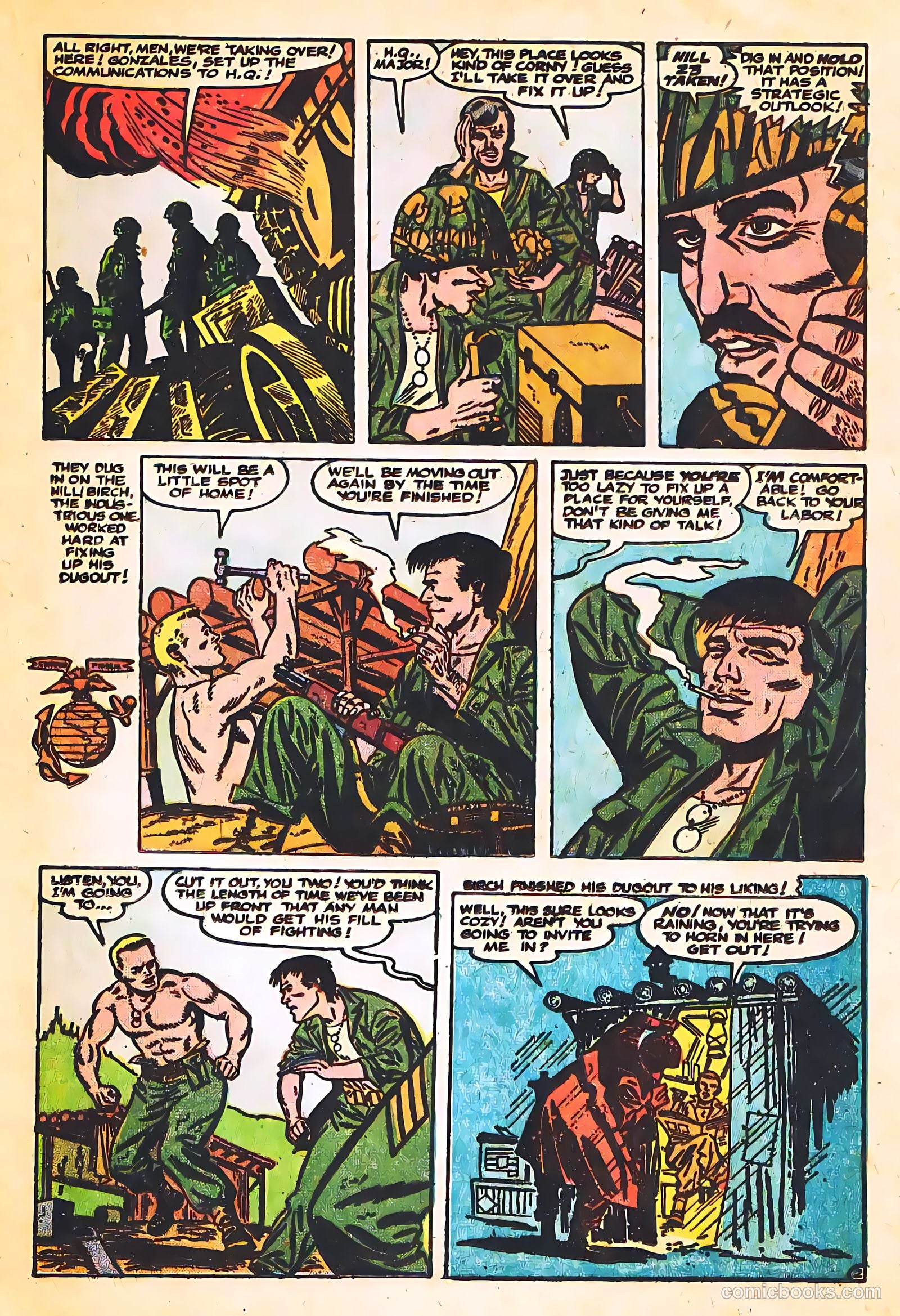 Marines in Action #2 (1956) — page 21 of 34