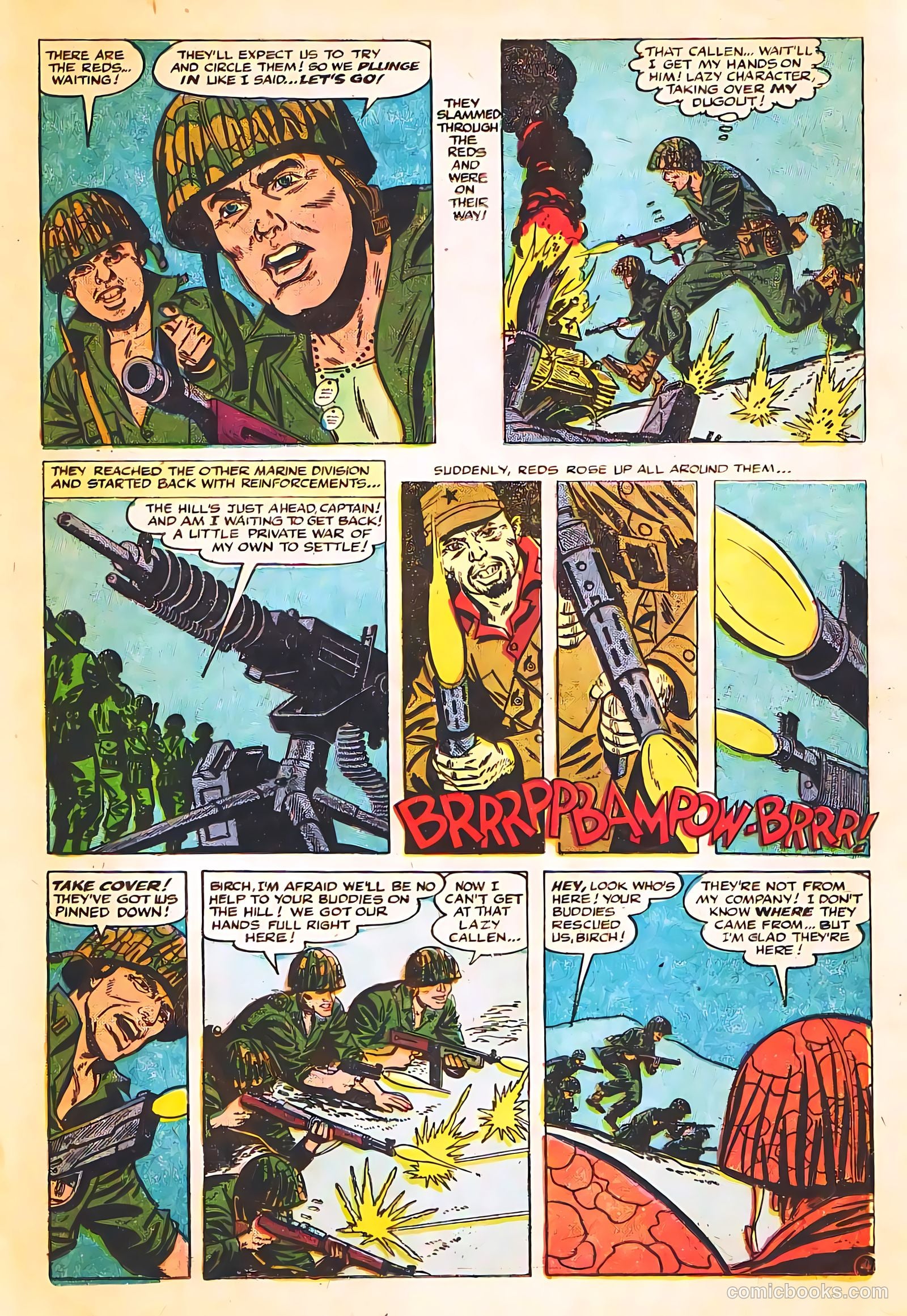 Marines in Action #2 (1956) — page 23 of 34