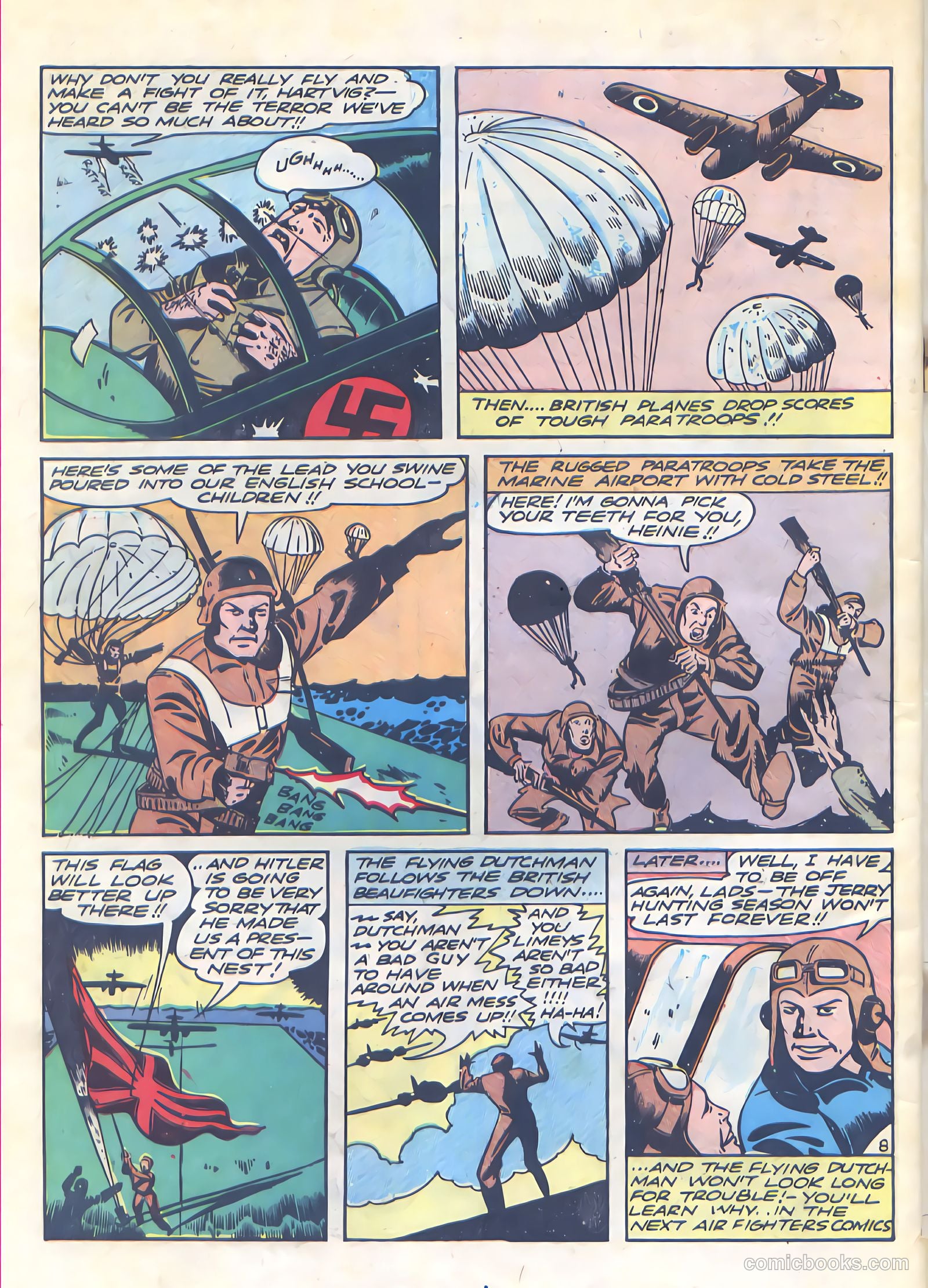 Air Fighters Comics #10 (1943) — page 66 of 68