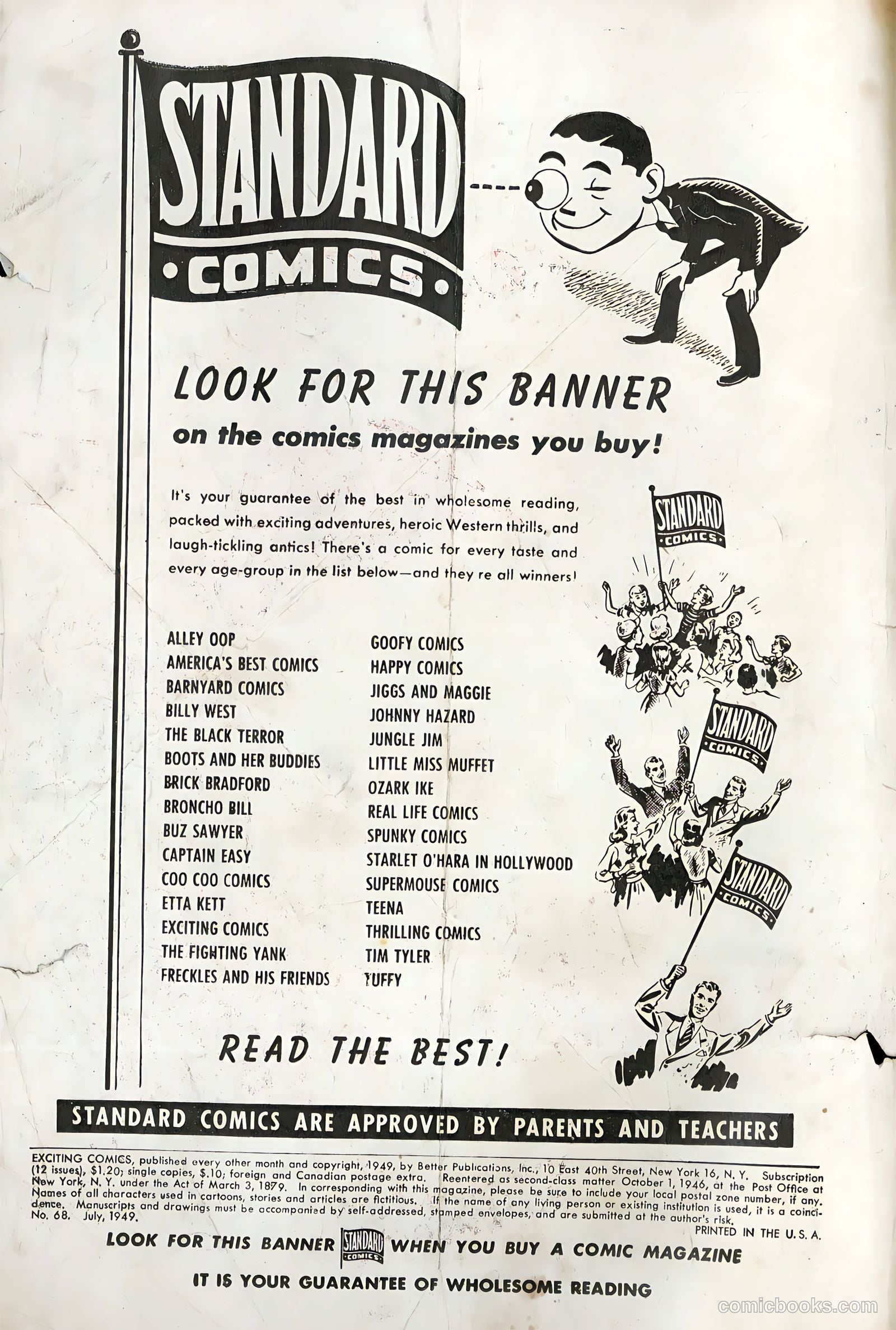 Exciting Comics #68 (1949) — page 2 of 36