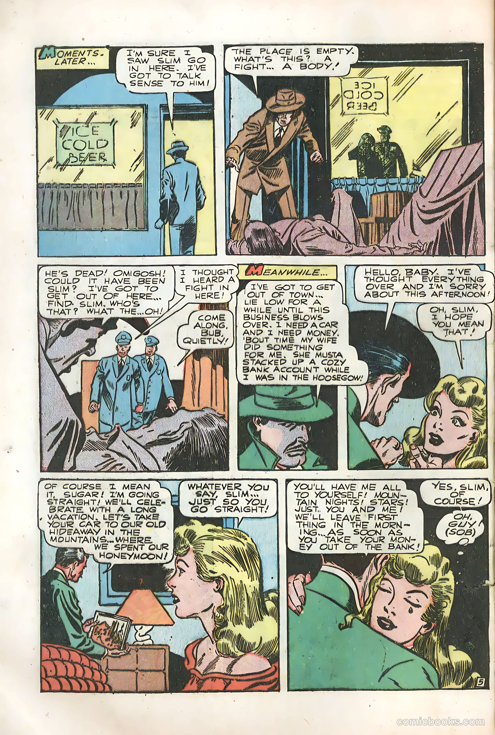 Exciting Comics #68 (1949) — page 28 of 36