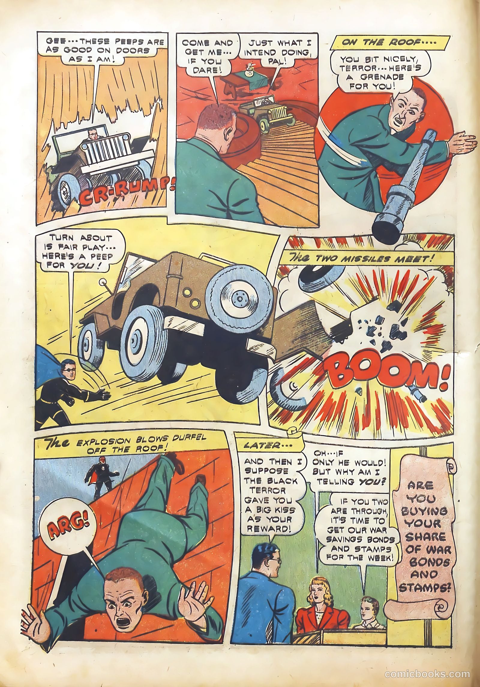 Exciting Comics #26 (1943) — page 16 of 68