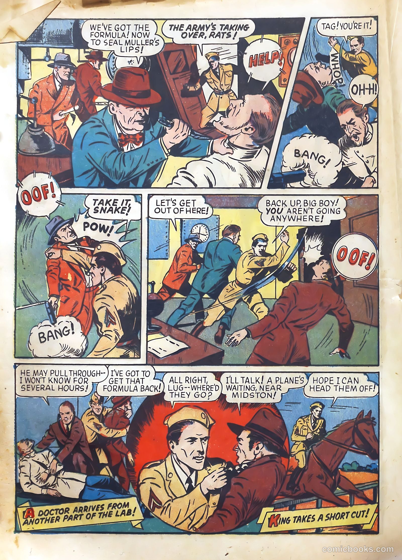 Exciting Comics #26 (1943) — page 36 of 68