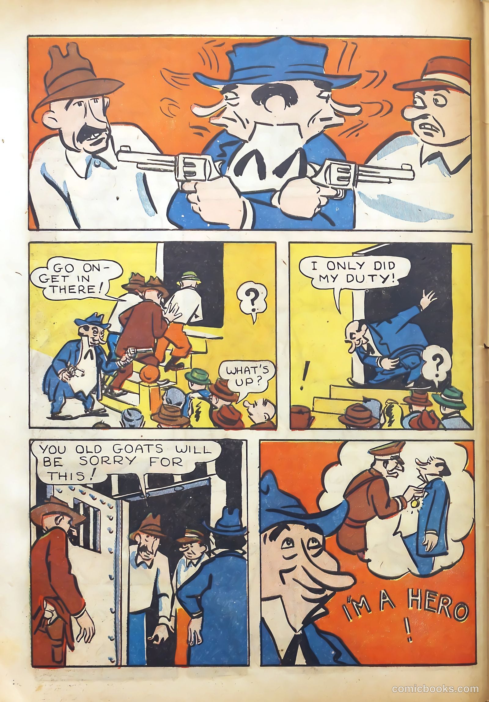 Exciting Comics #26 (1943) — page 58 of 68