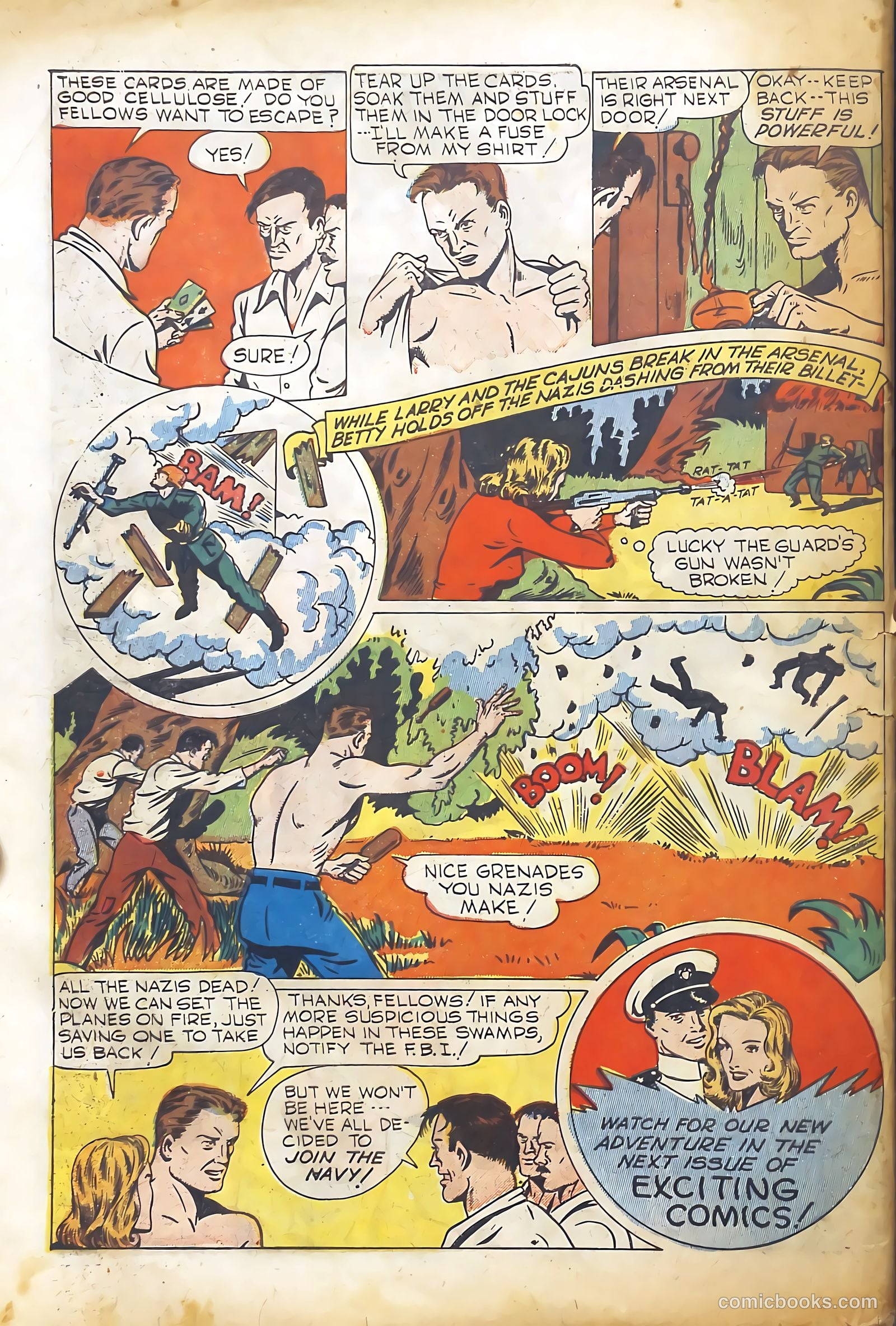 Exciting Comics #26 (1943) — page 66 of 68