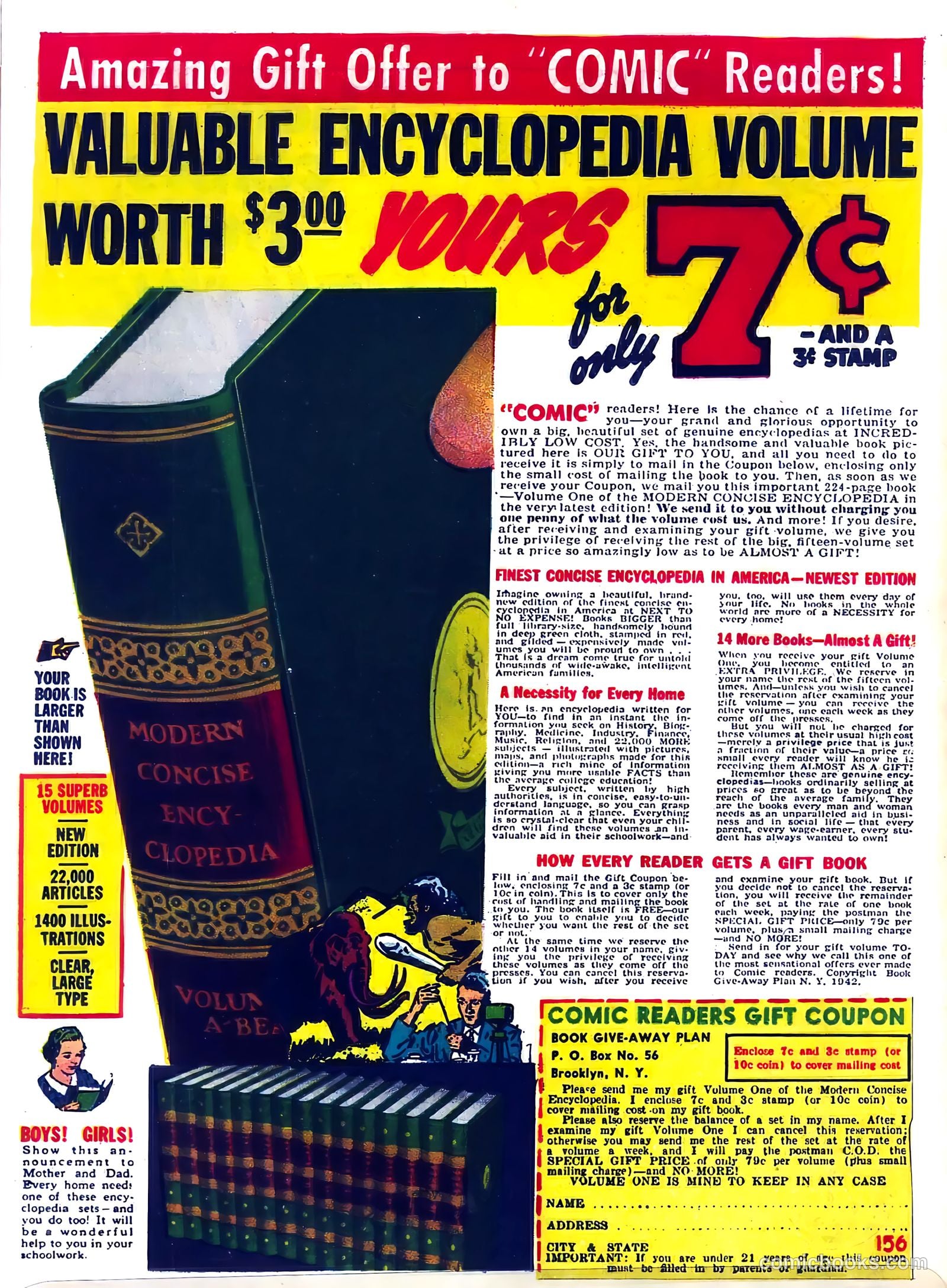 Exciting Comics #26 (1943) — page 68 of 68
