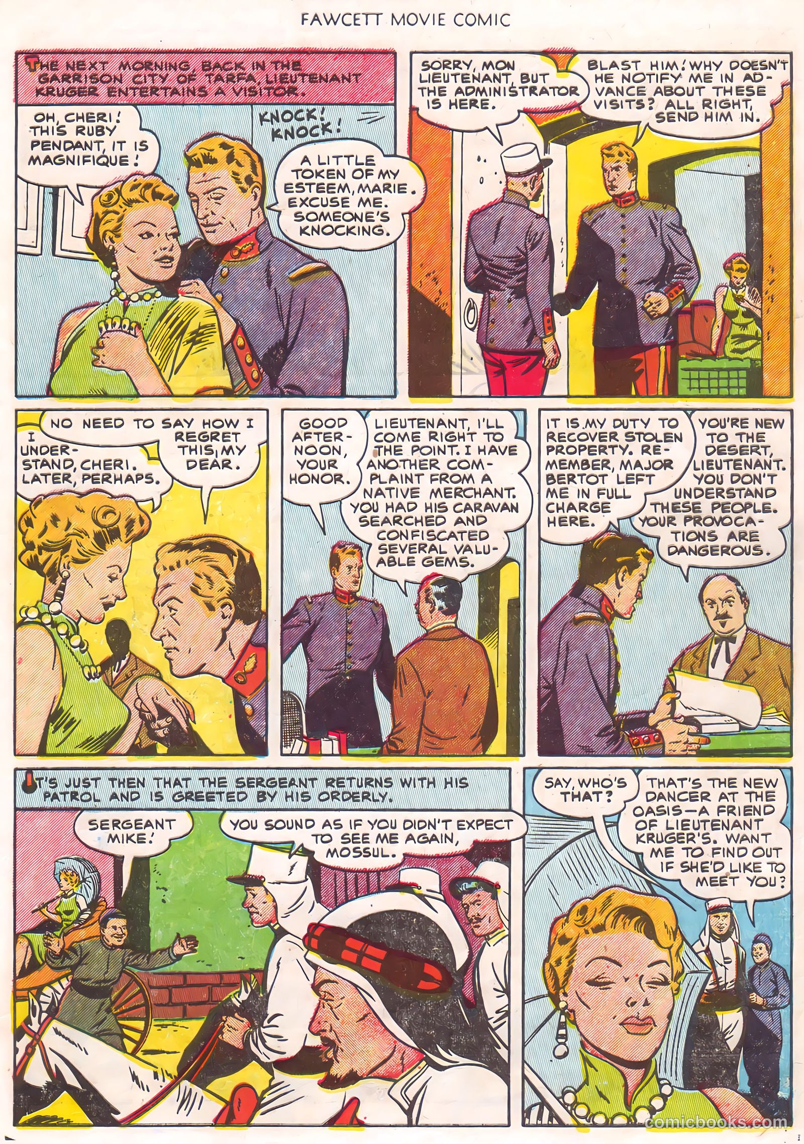 Fawcett Movie Comic #16 (1952) — page 7 of 36