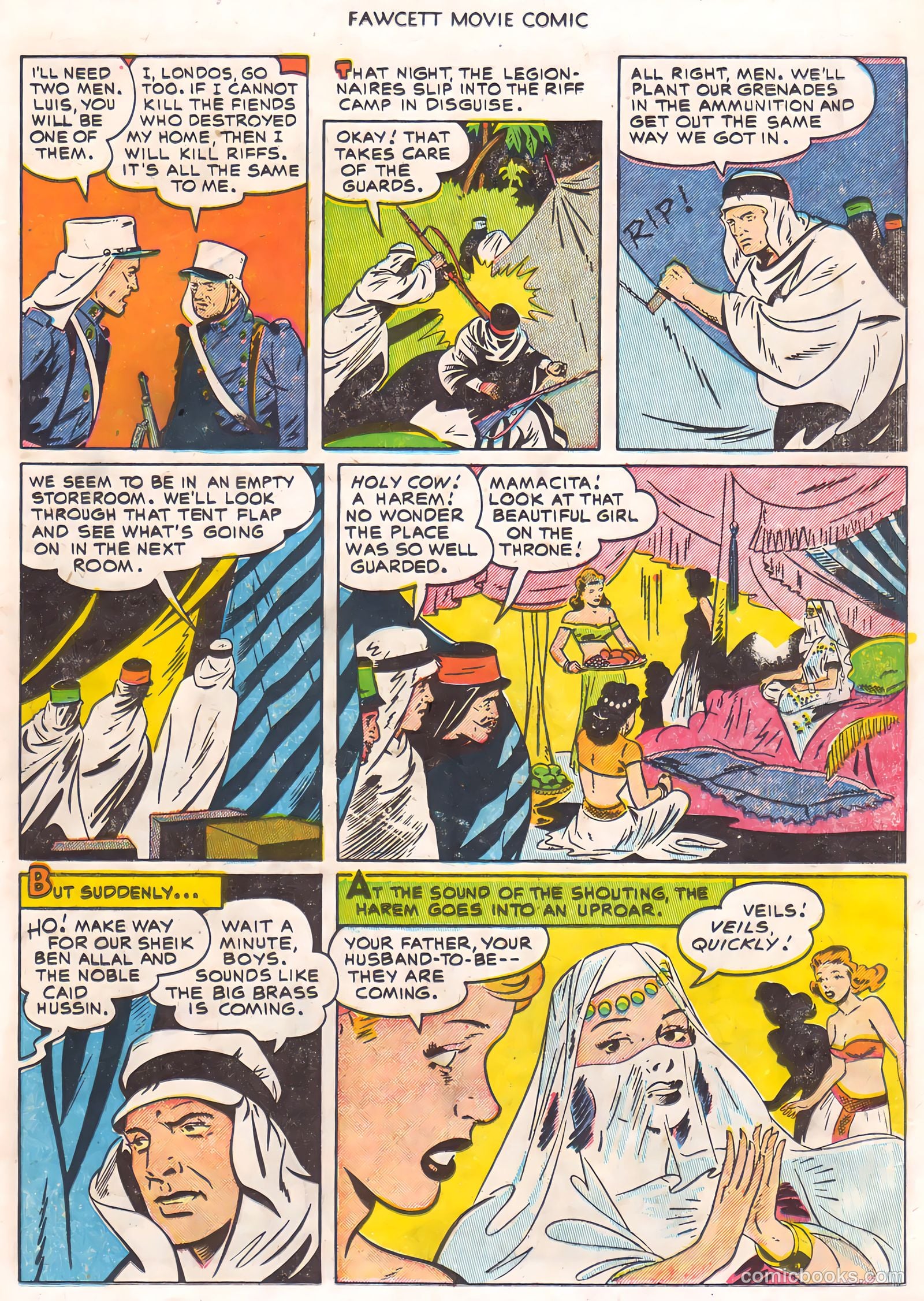 Fawcett Movie Comic #16 (1952) — page 15 of 36