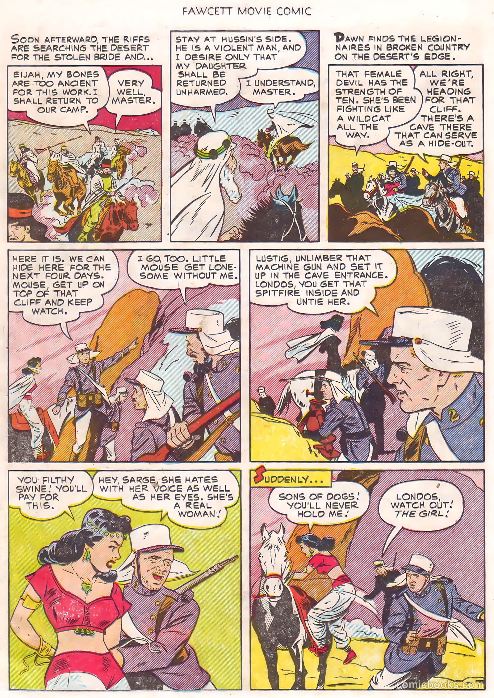 Fawcett Movie Comic #16 (1952) — page 18 of 36