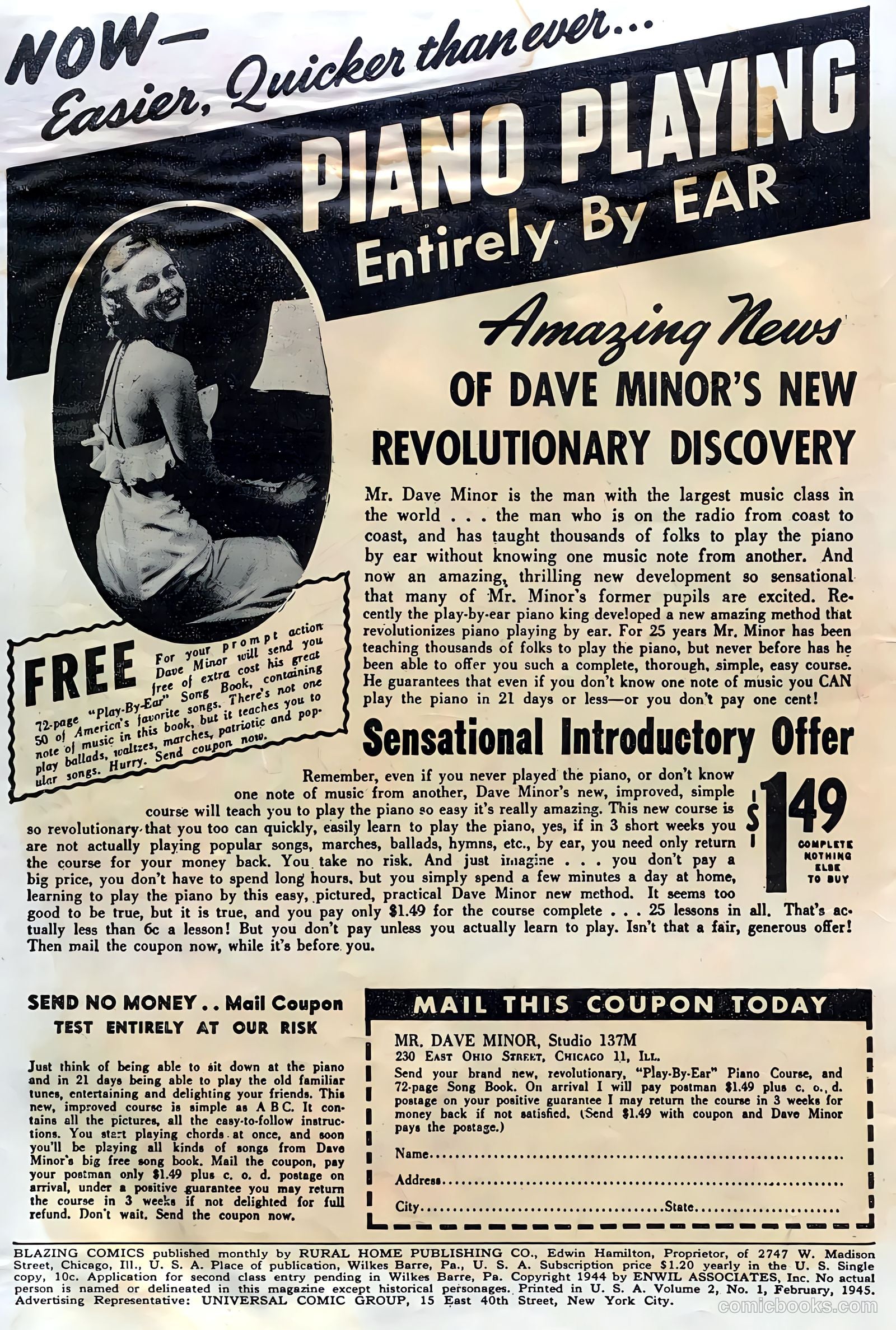 Blazing Comics #4 (1945) — page 2 of 52