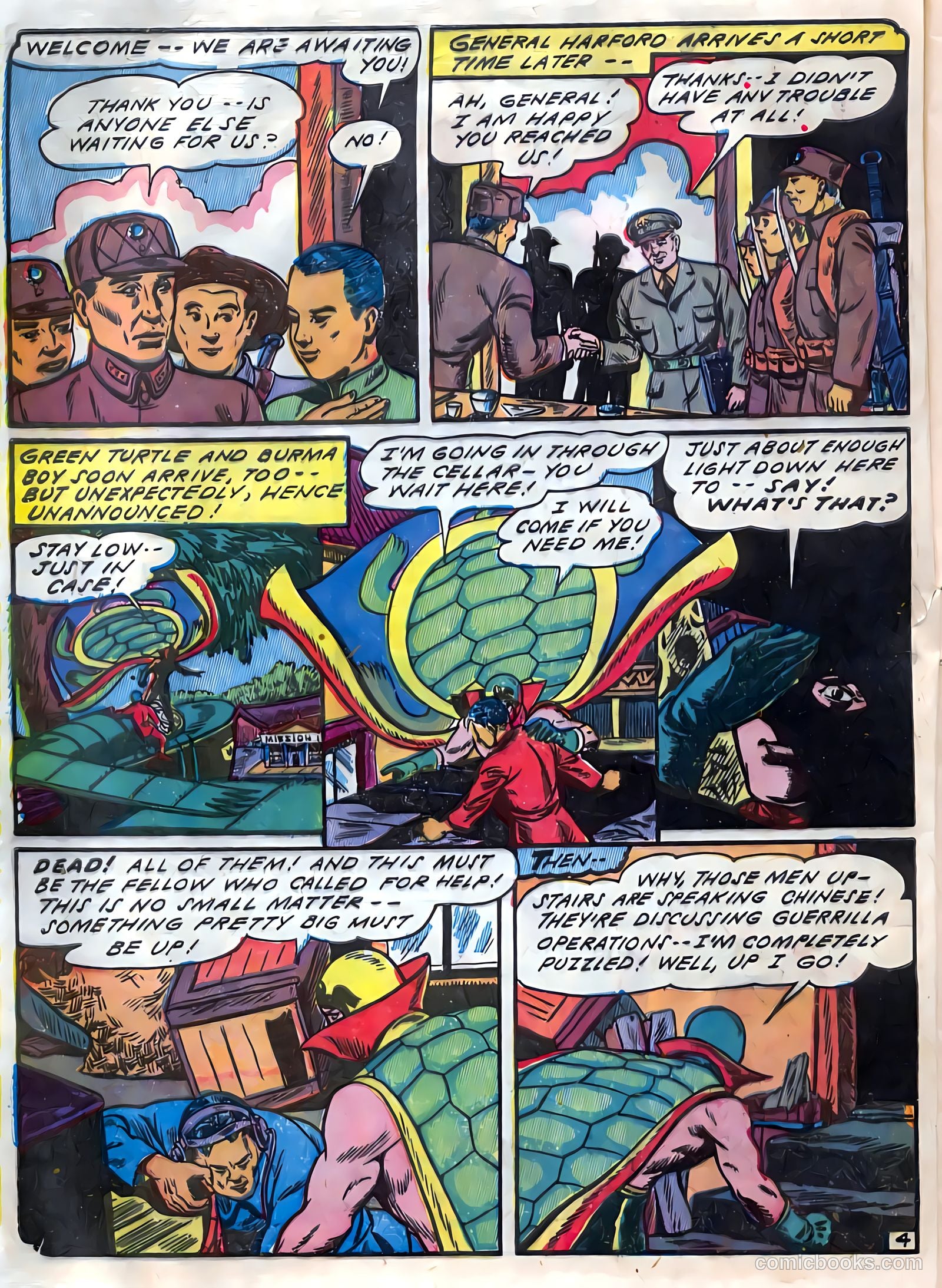 Blazing Comics #4 (1945) — page 6 of 52