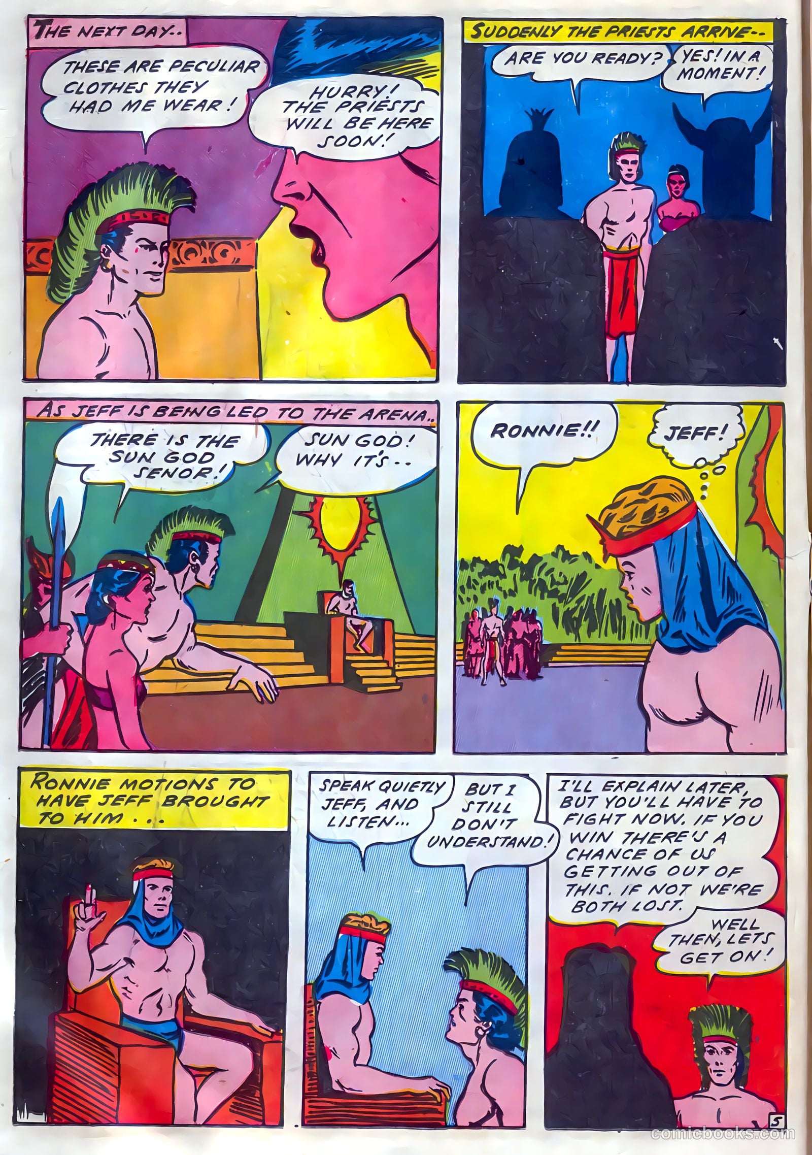 Blazing Comics #4 (1945) — page 22 of 52